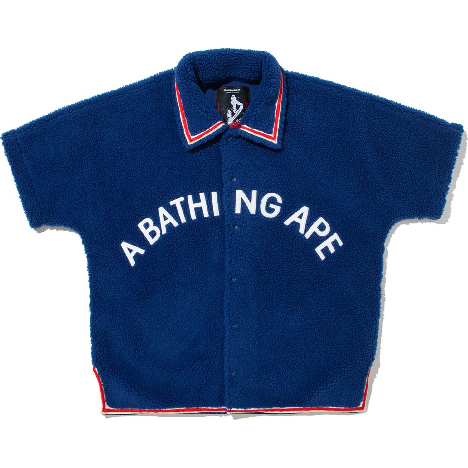 BAPE BY KAZUKI KURAISHI SHERPA DETACHABLE COACH JACKET MENS – Image 2