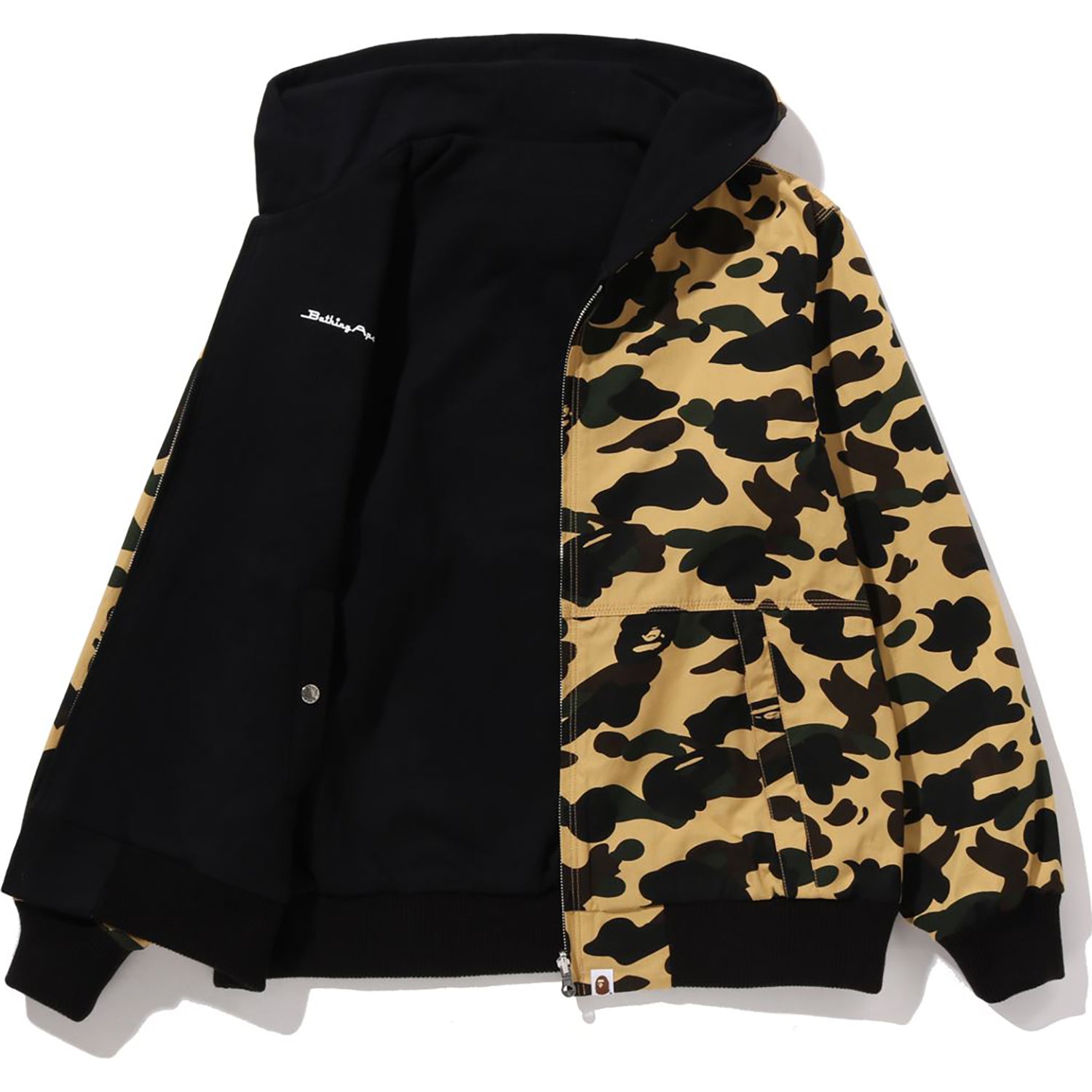 1ST CAMO REVERSIBLE ZIP HOODIE JACKET MENS – Image 3