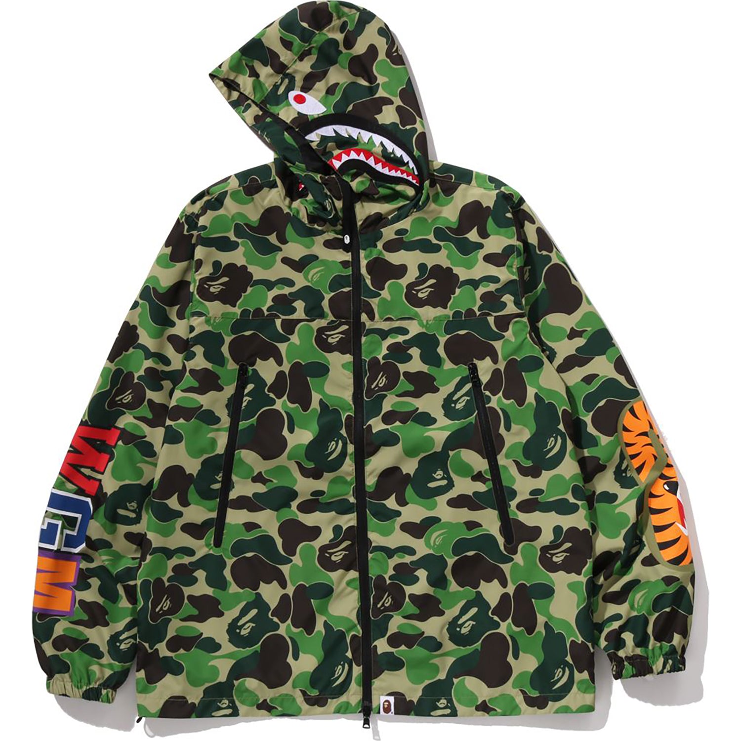ABC CAMO SHARK HOODIE JACKET MENS – Image 2