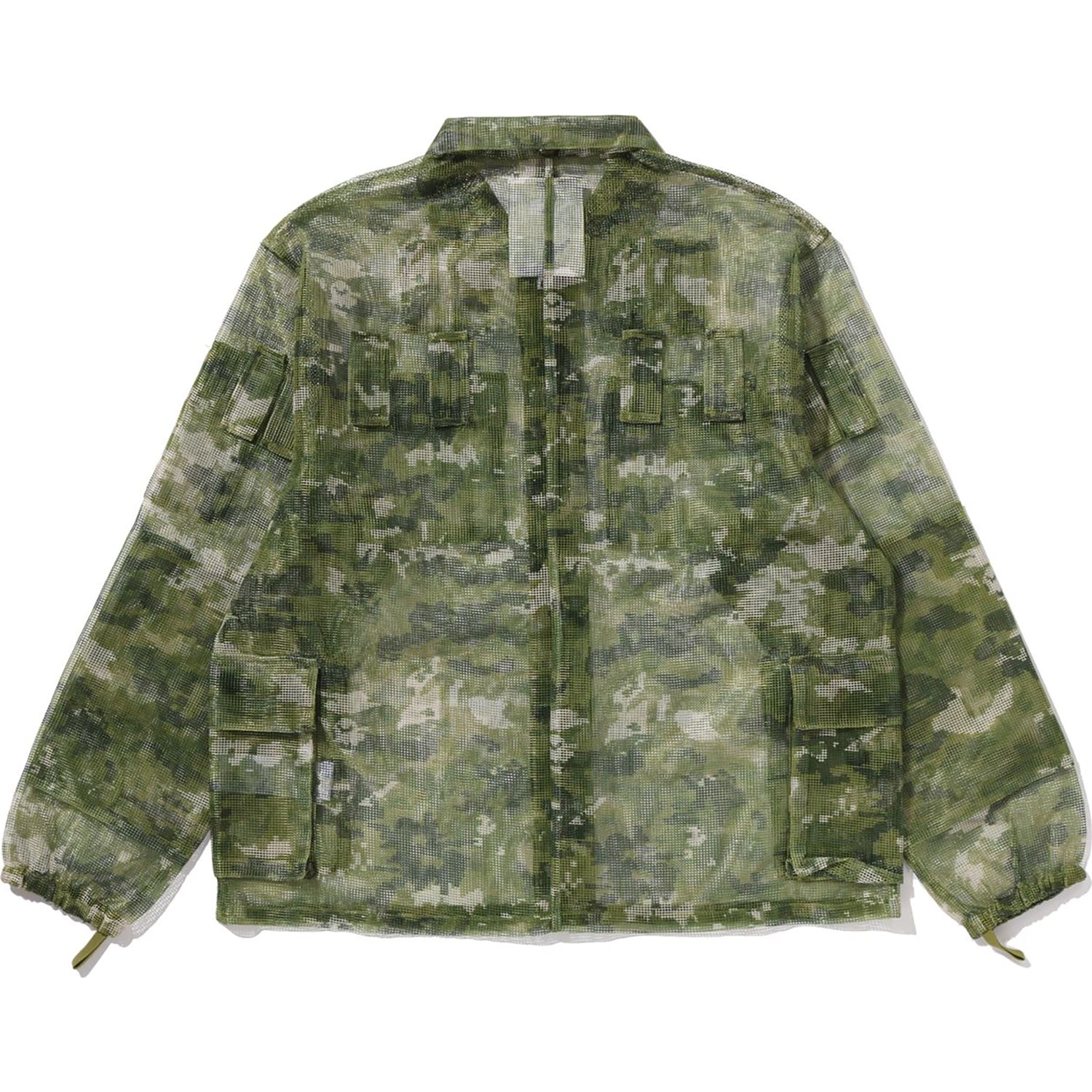 MULTI PIXEL CAMO MASK HOODED SHIRT JACKET MENS – Image 3