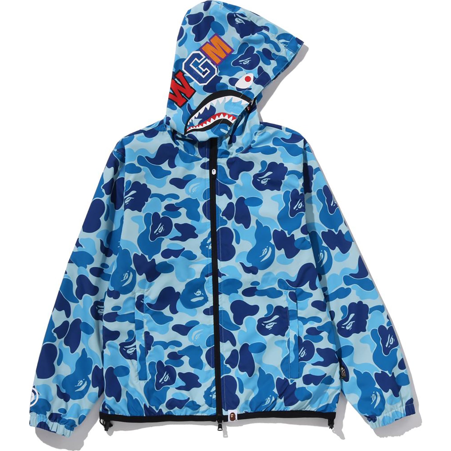 ABC CAMO SHARK HOODIE JACKET LADIES – Image 1