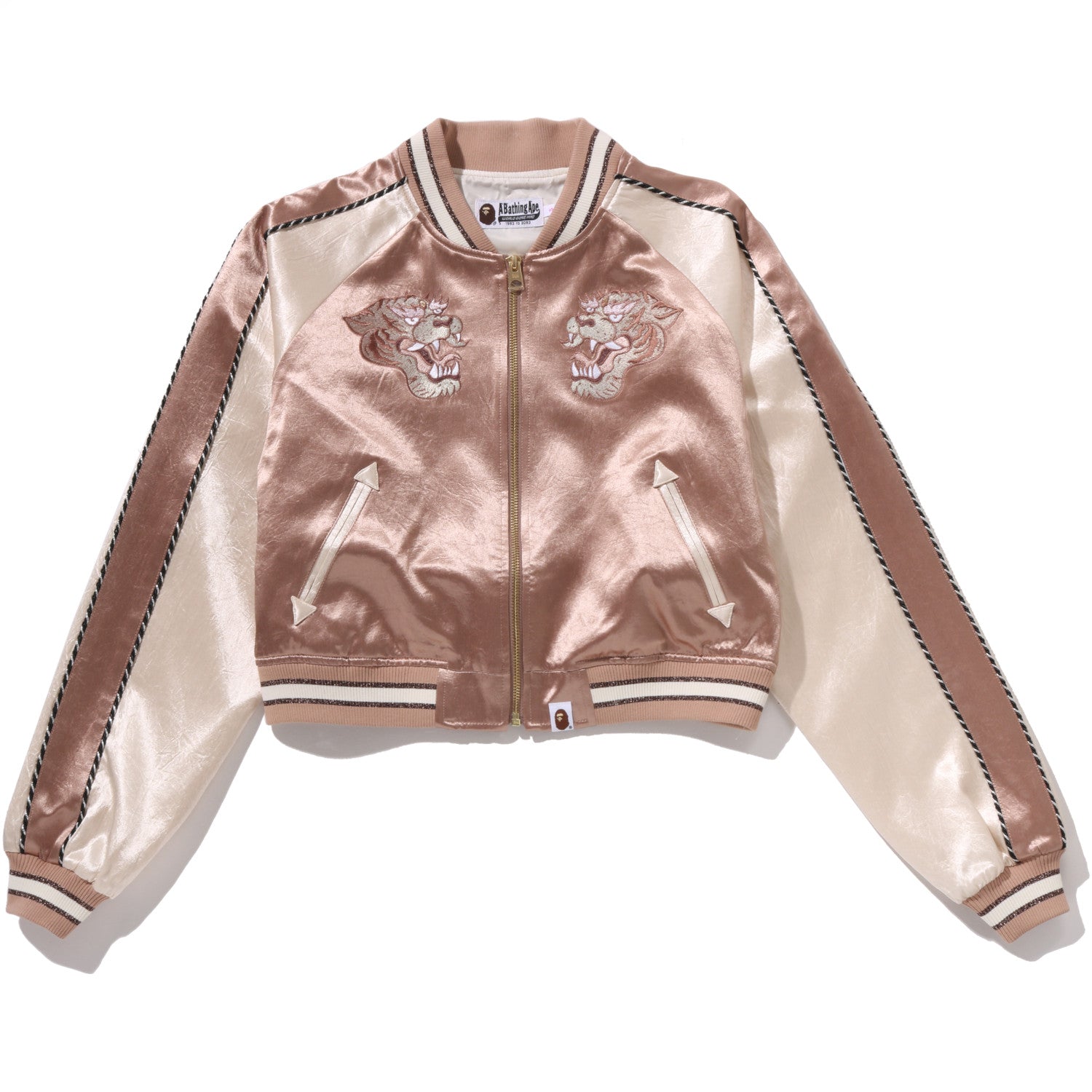 MULTILOGO CROPPED SOUVENIR JACKET LADIES – Image 1