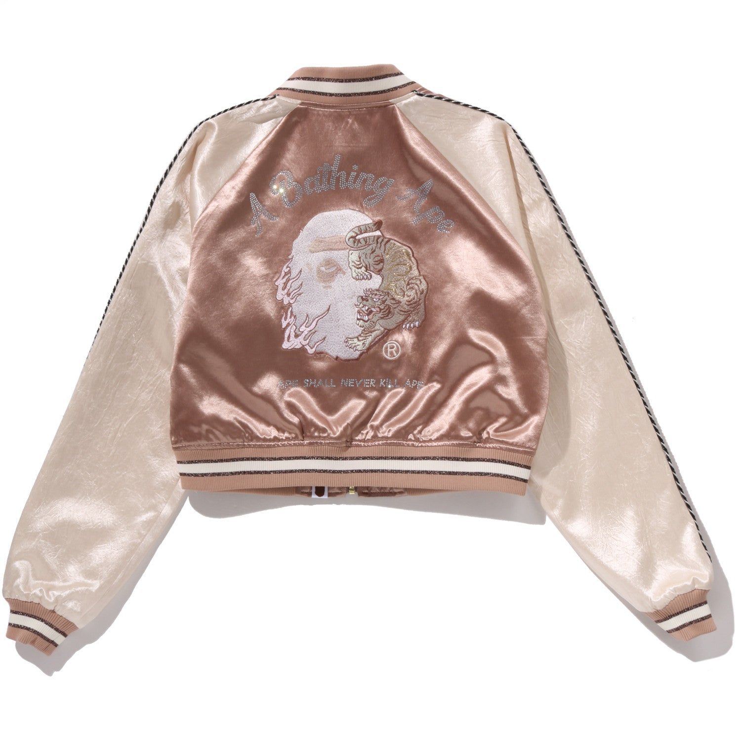 MULTILOGO CROPPED SOUVENIR JACKET LADIES – Image 2