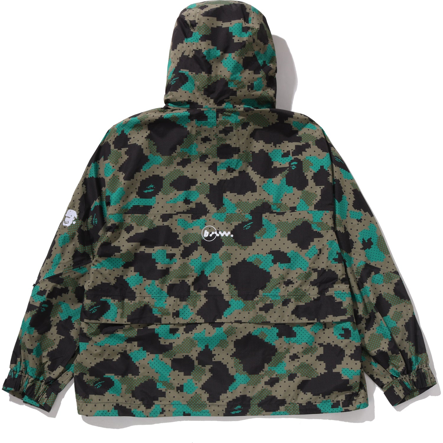 BAPE BY KAZUKI KURAISHI CAMO SHARK PACKABLE SNOWBOARD JACKET MENS – Image 3