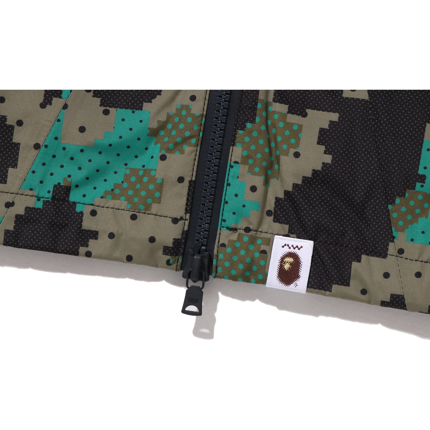 BAPE BY KAZUKI KURAISHI CAMO SHARK PACKABLE SNOWBOARD JACKET MENS – Image 6