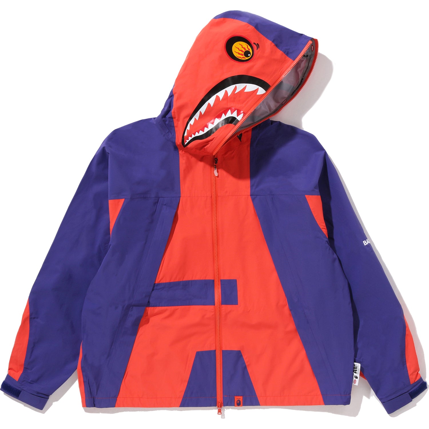 BAPE BY KAZUKI KURAISHI SHARK ZIP PACKABLE SNOWBOARD JACKET MENS – Image 2