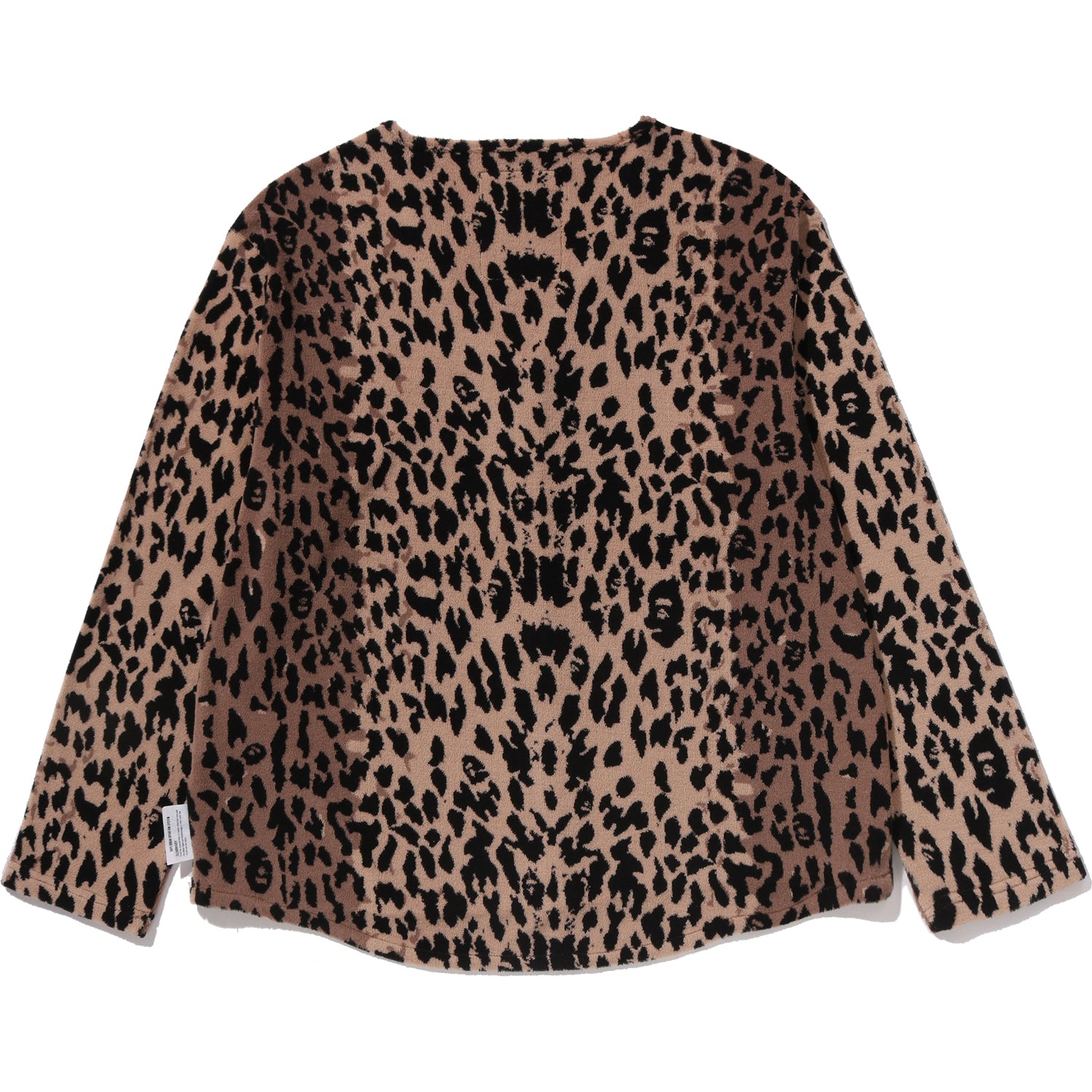 BAPE BY KAZUKI KURAISHI LEOPARD JACQUARD ZIP CARDIGAN MENS – Image 2