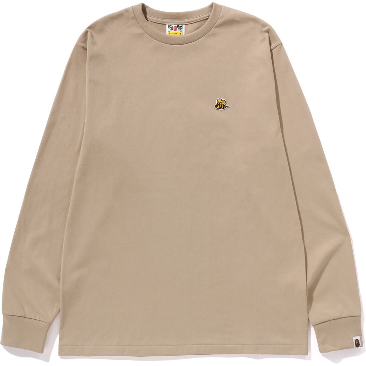 BAPE BEE ONE POINT L/S TEE MENS – Image 1