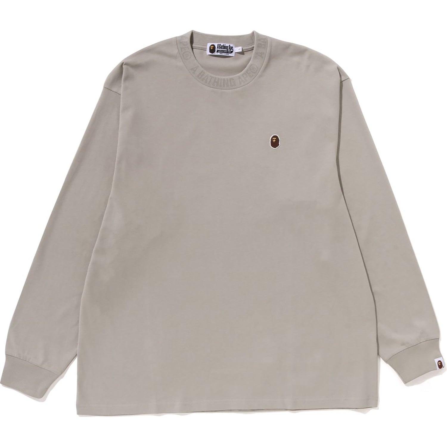APE HEAD ONE POINT L/S TEE MENS – Image 1