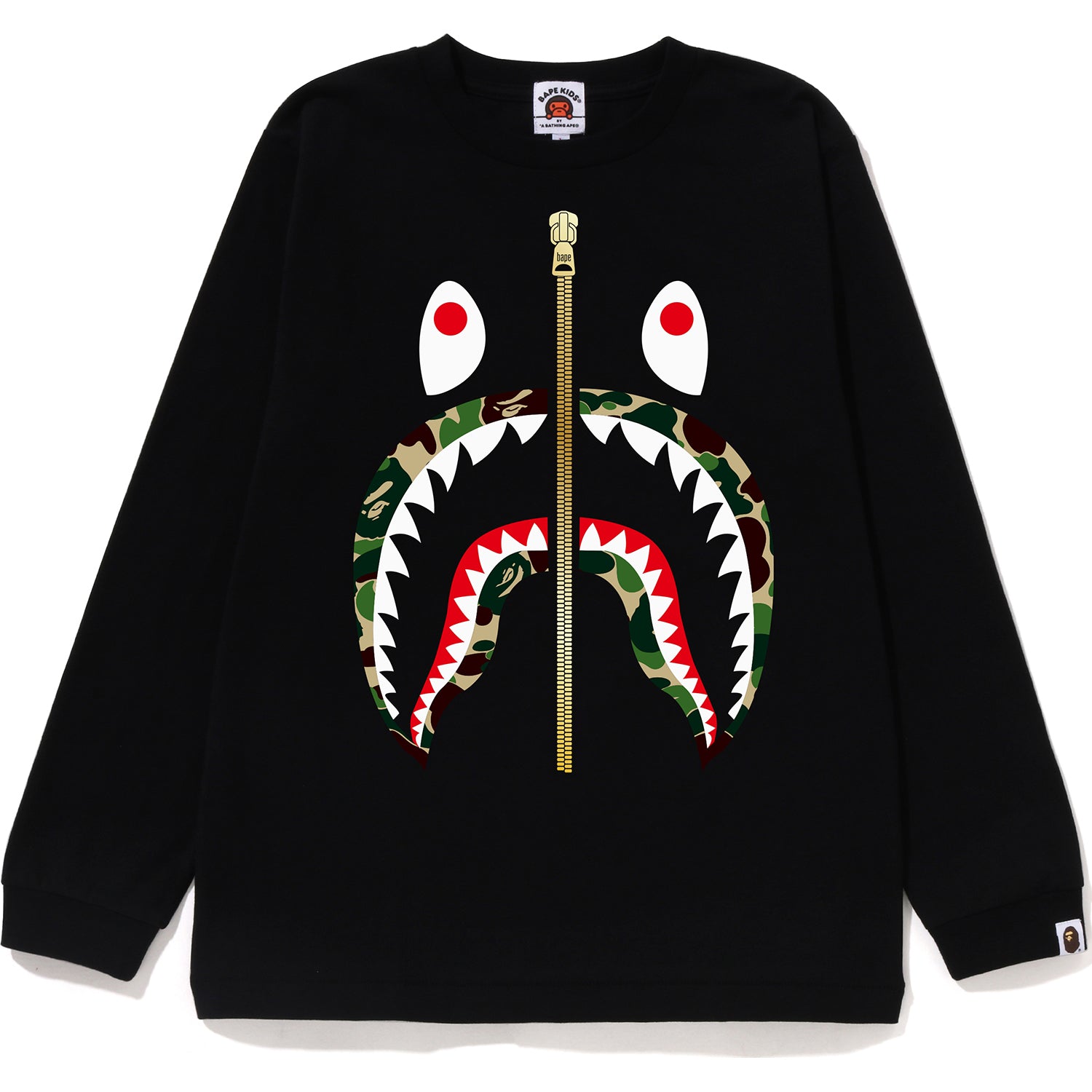 ABC CAMO SHARK L/S TEE JR KIDS – Image 1