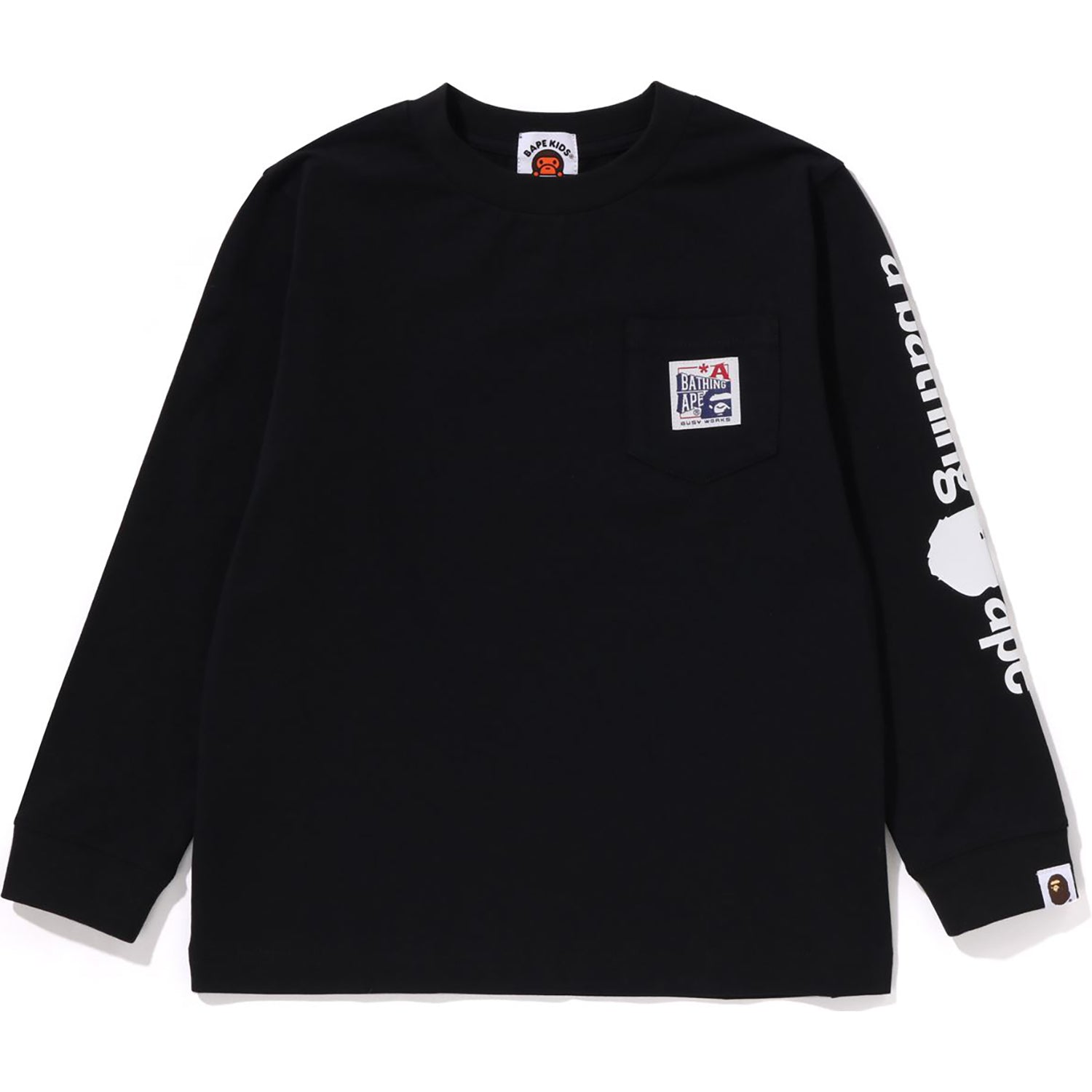 BUSY WORKS POCKET LS TEE KIDS – Image 1