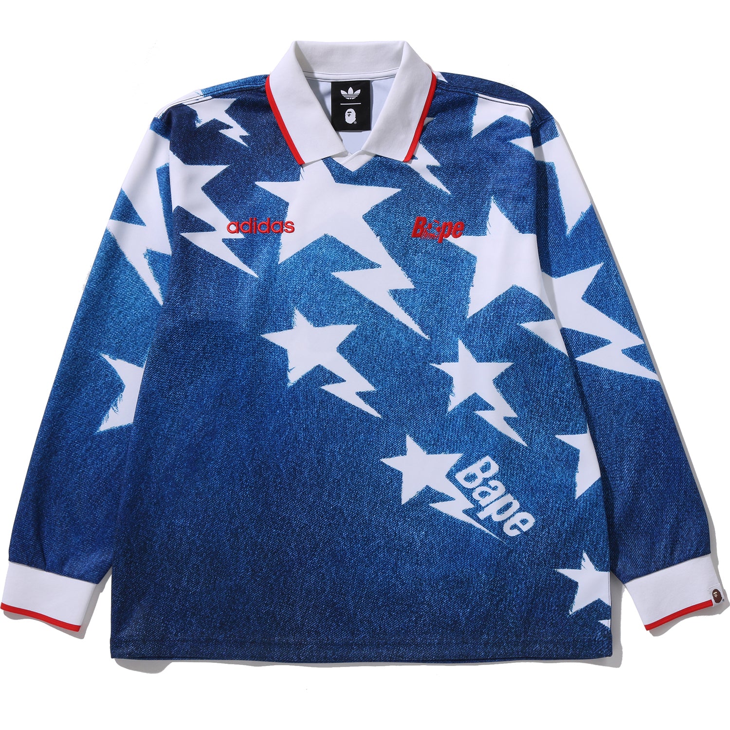 BAPE X ADIDAS LS STA JERSEY MENS – Image 1