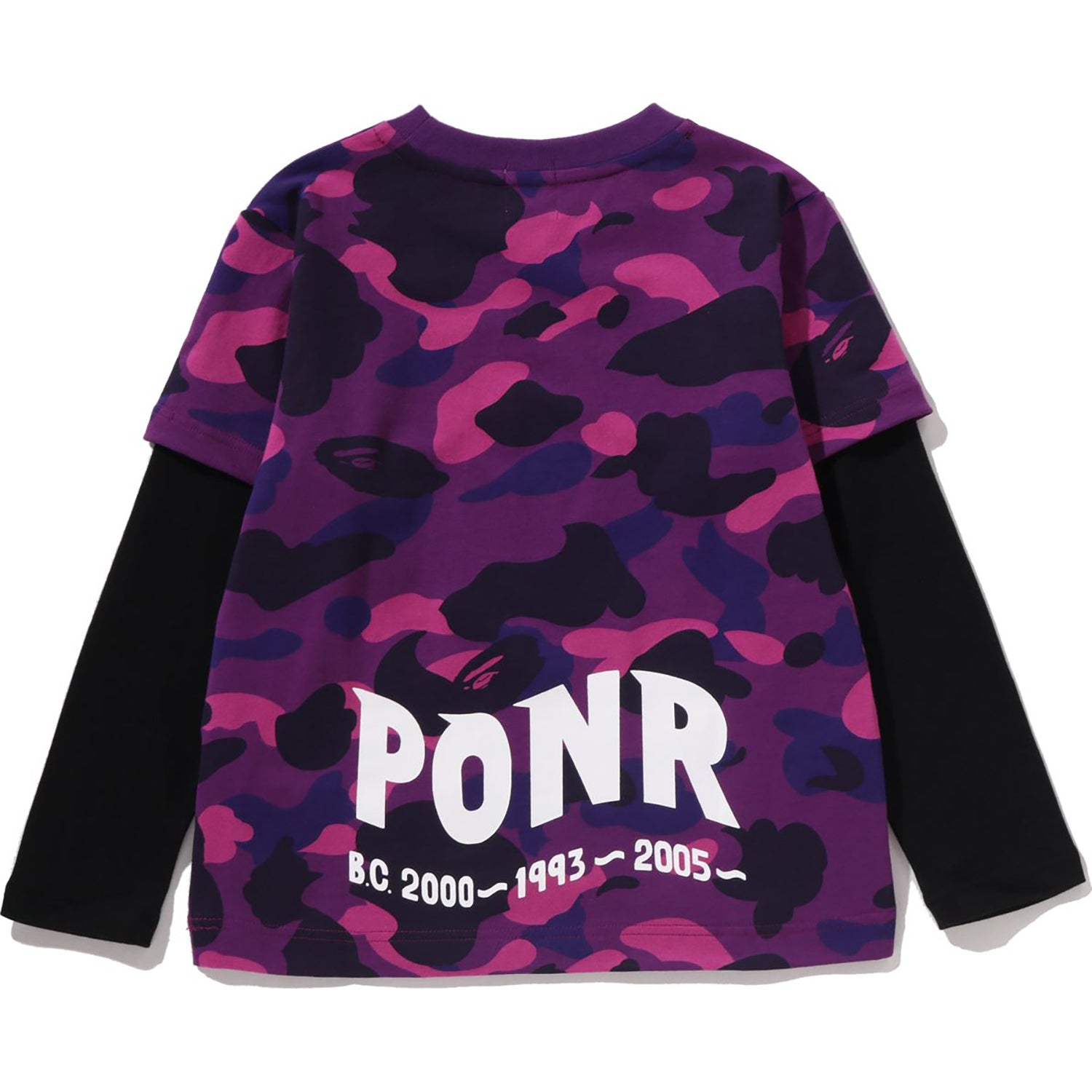 COLOR CAMO SHARK LAYERED LS TEE KIDS – Image 2