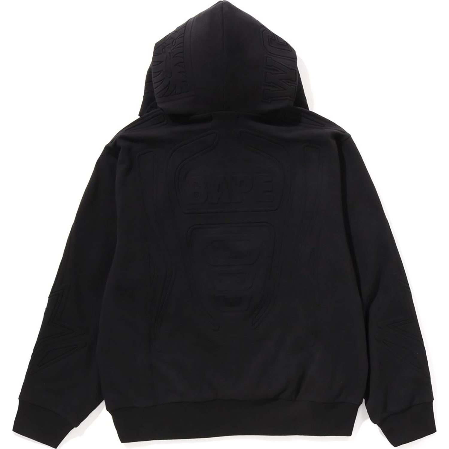 PADDED SHARK CROPPED FIT PULLOVER HOODIE MENS – Image 3