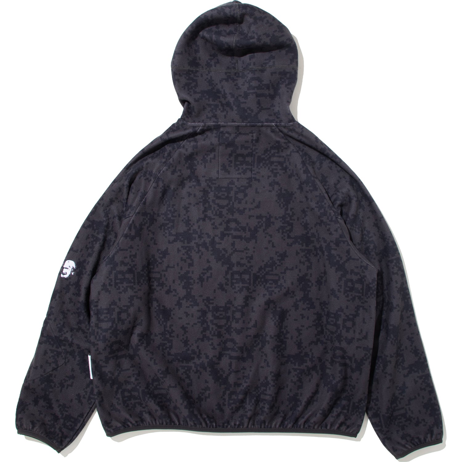 BAPE BY KAZUKI KURAISHI PIXELATE CAMO SHARK RELAXED FIT HOODIE MENS – Image 5