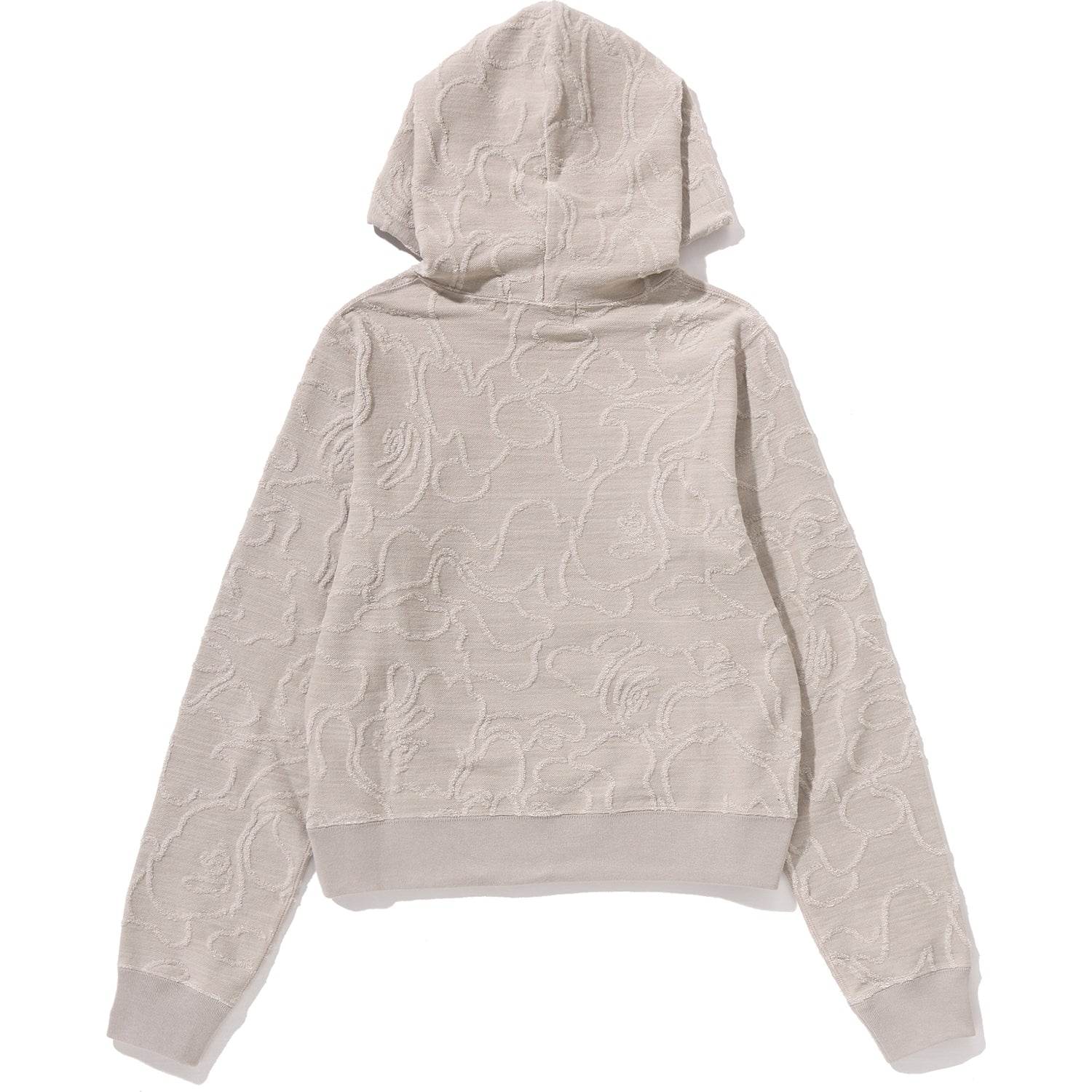 NEON CAMO JACQUARD PULLOVER HOODIE LADIES – Image 2