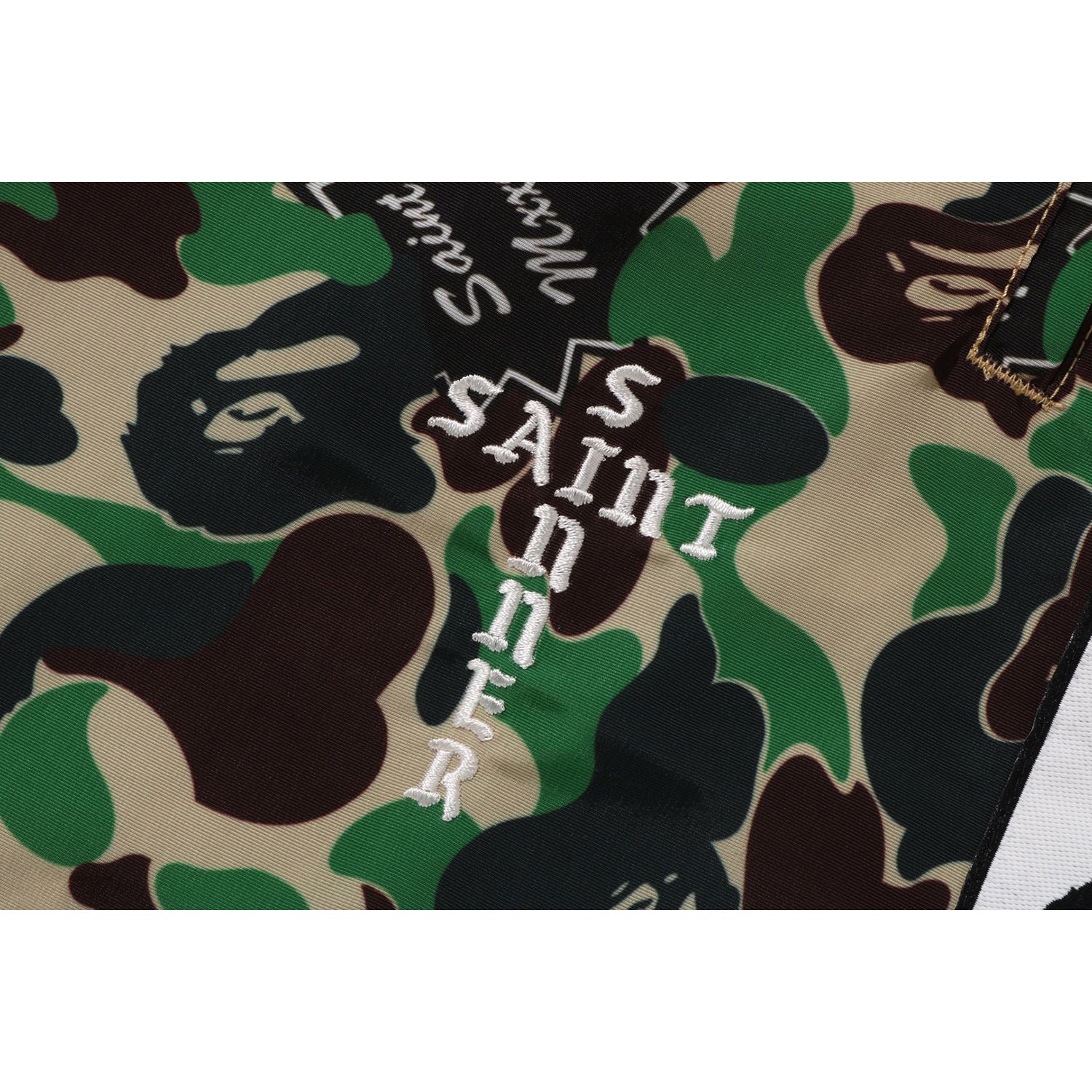 BAPE X SAINT MXXXXXX ABC CAMO TRACK PANTS MENS – Image 4