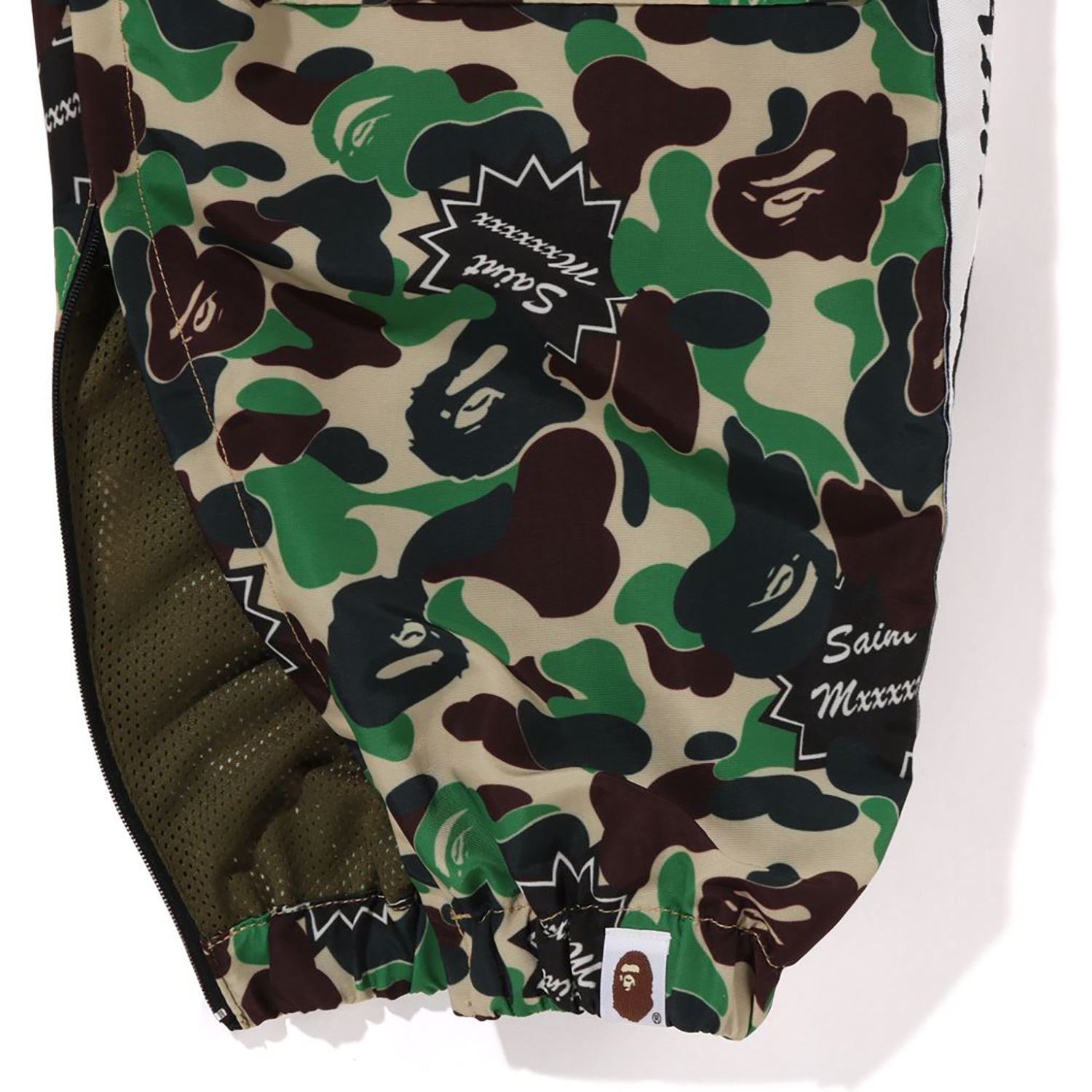 BAPE X SAINT MXXXXXX ABC CAMO TRACK PANTS MENS – Image 5