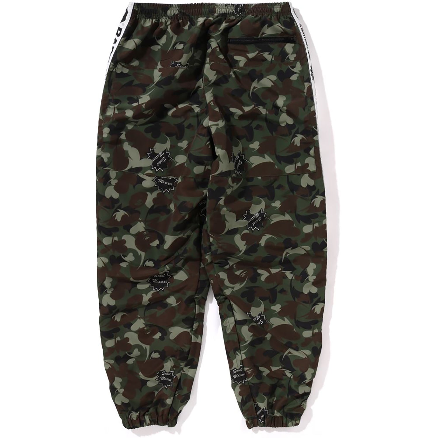 BAPE X SAINT MXXXXXX HEART CAMO TRACK PANTS MENS – Image 2