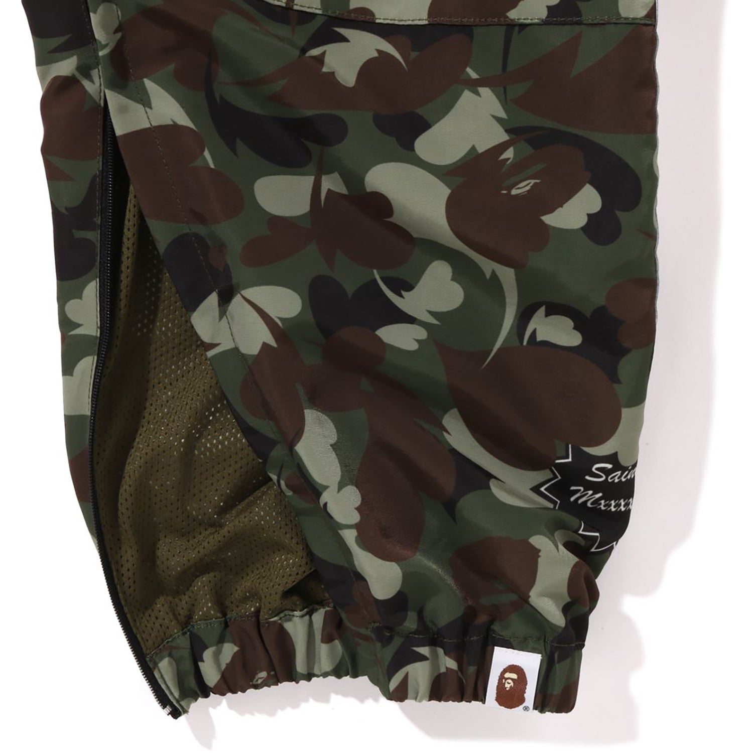 BAPE X SAINT MXXXXXX HEART CAMO TRACK PANTS MENS – Image 5