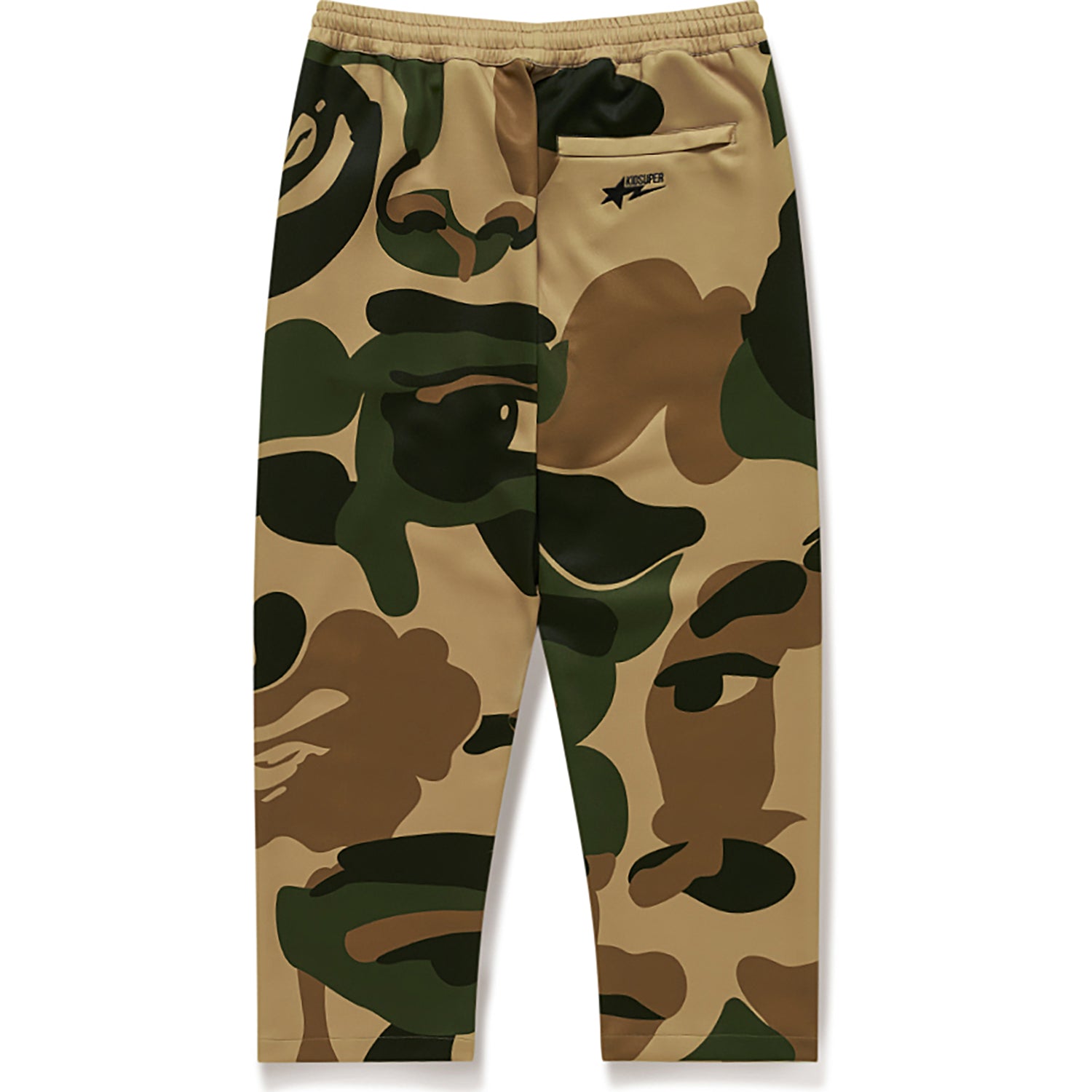 BAPE X KIDSUPER PATCHWORK TRACKPANTS MENS – Image 2