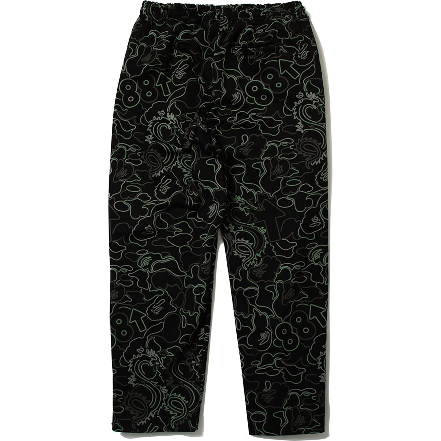 BAPE X 88RISING GLOW IN THE DARK CAMO TRACK PANTS MENS – Image 2