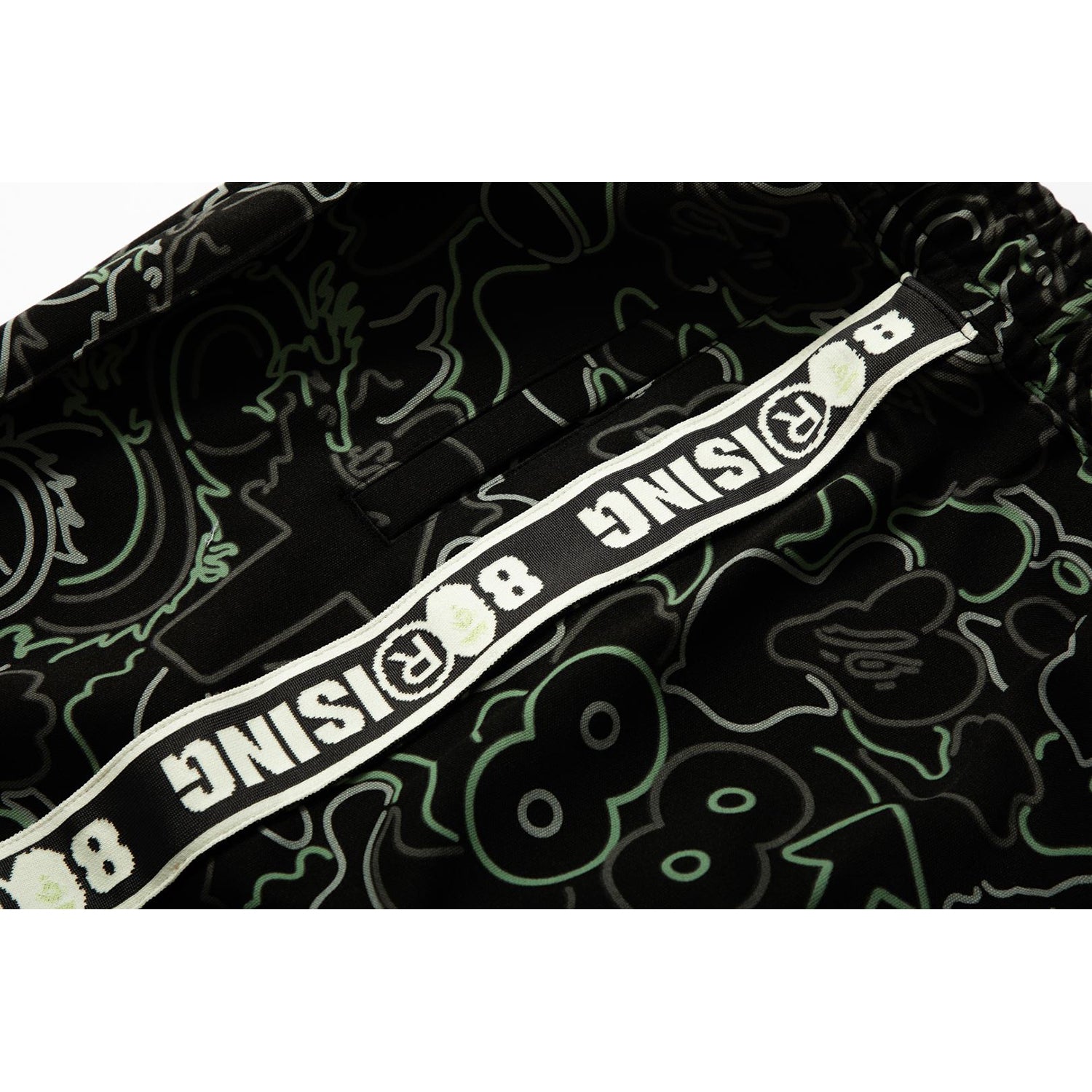BAPE X 88RISING GLOW IN THE DARK CAMO TRACK PANTS MENS – Image 3
