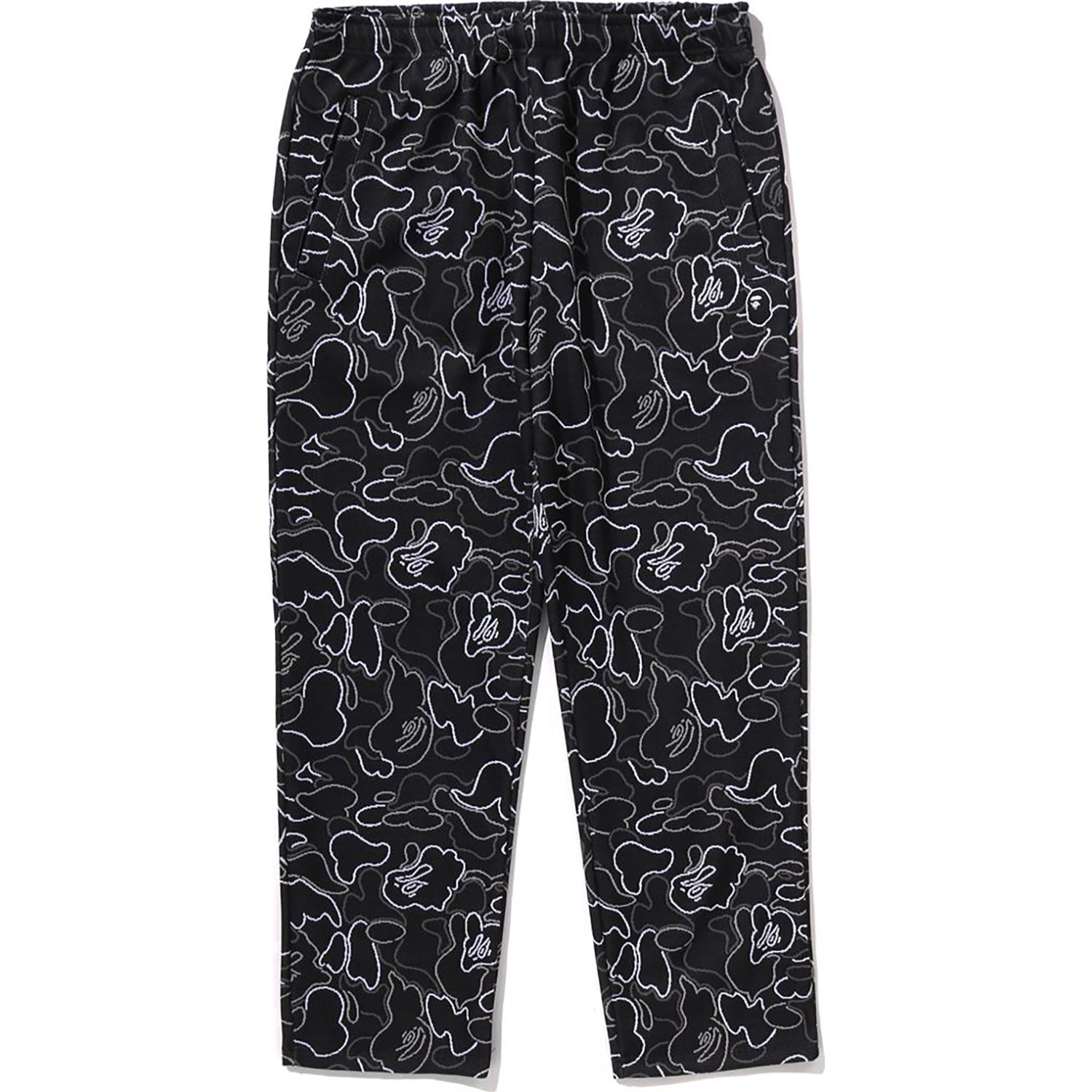 NEON CAMO RELAXED FIT TRACK PANTS MENS – Image 1