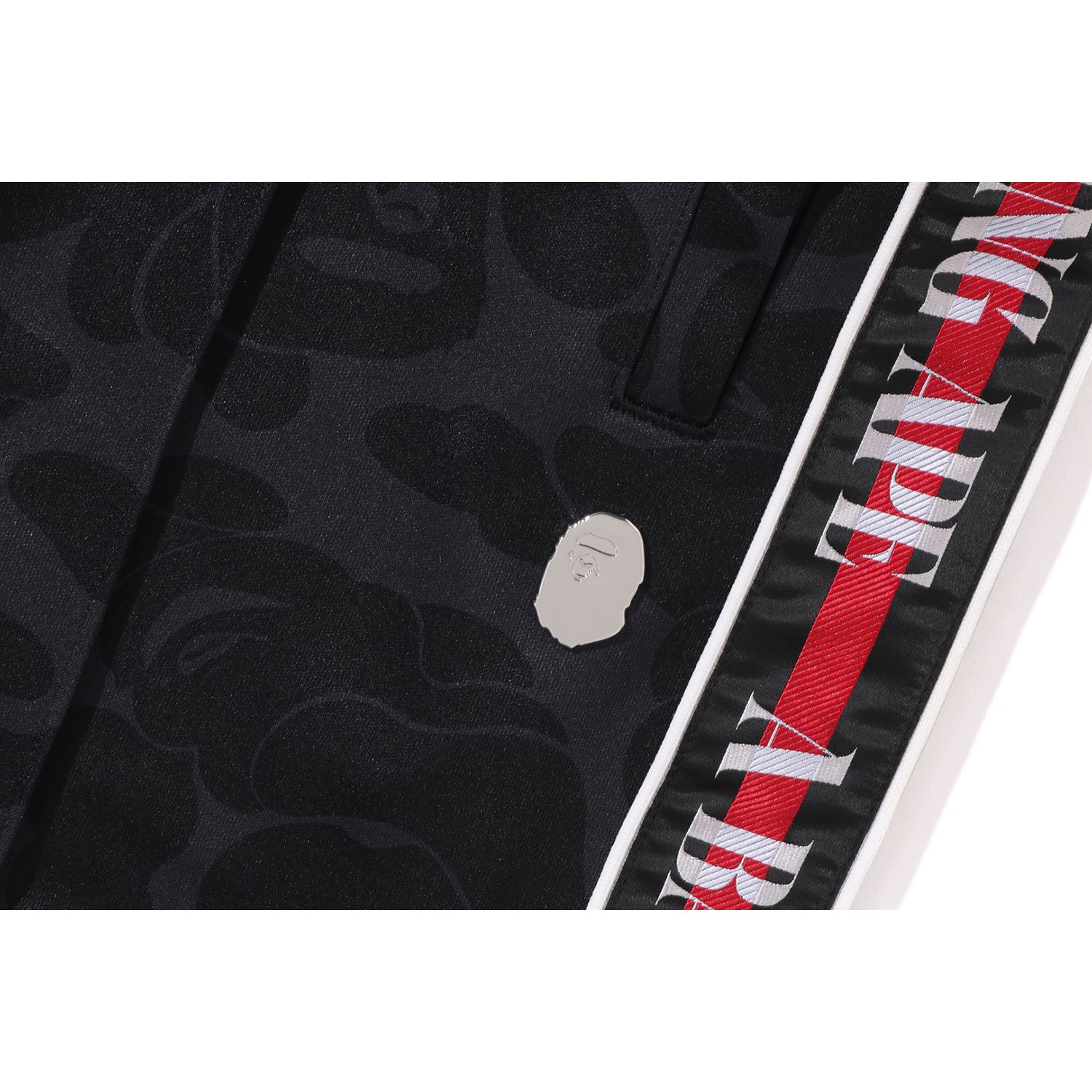 SOLID CAMO ONE POINT TRACK PANTS MENS – Image 4