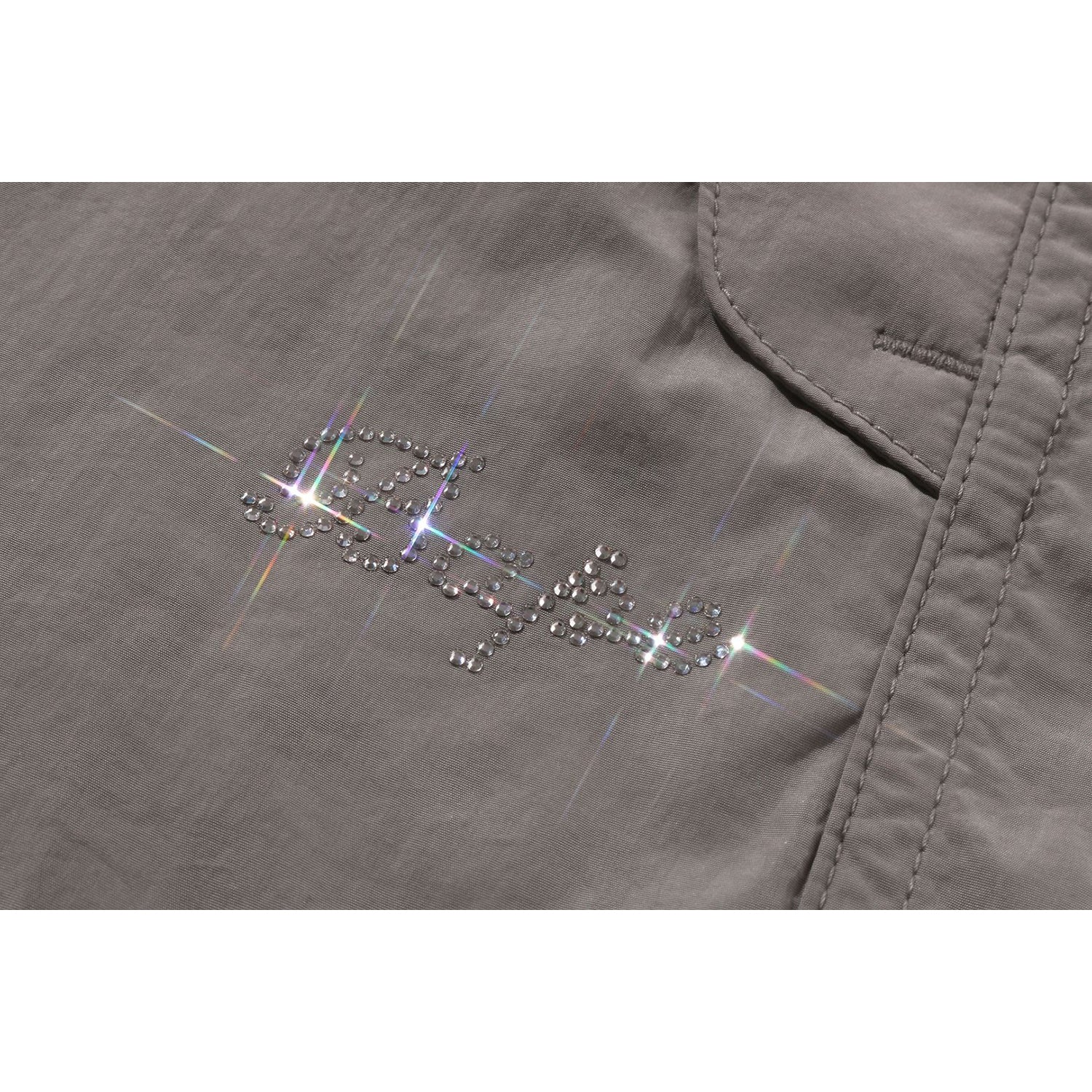 CRYSTAL STONE BAPE LOGO ARMY PANTS LADIES – Image 3