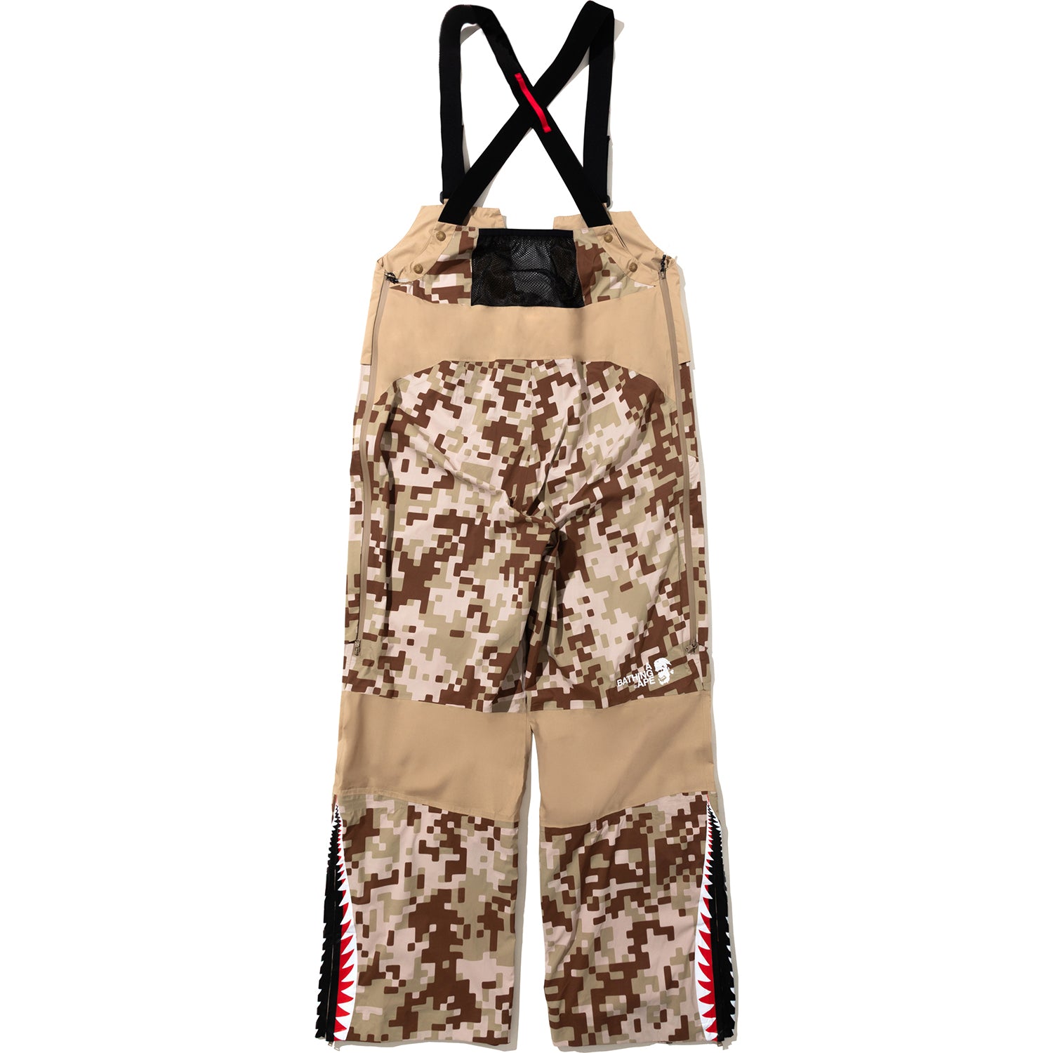 BAPE BY KAZUKI KURAISHI UAP CAMO SHARK SNOWBOARD OVERALLS MENS – Image 1