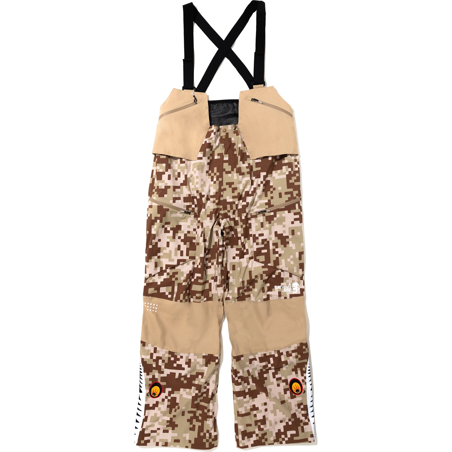 BAPE BY KAZUKI KURAISHI UAP CAMO SHARK SNOWBOARD OVERALLS MENS – Image 2