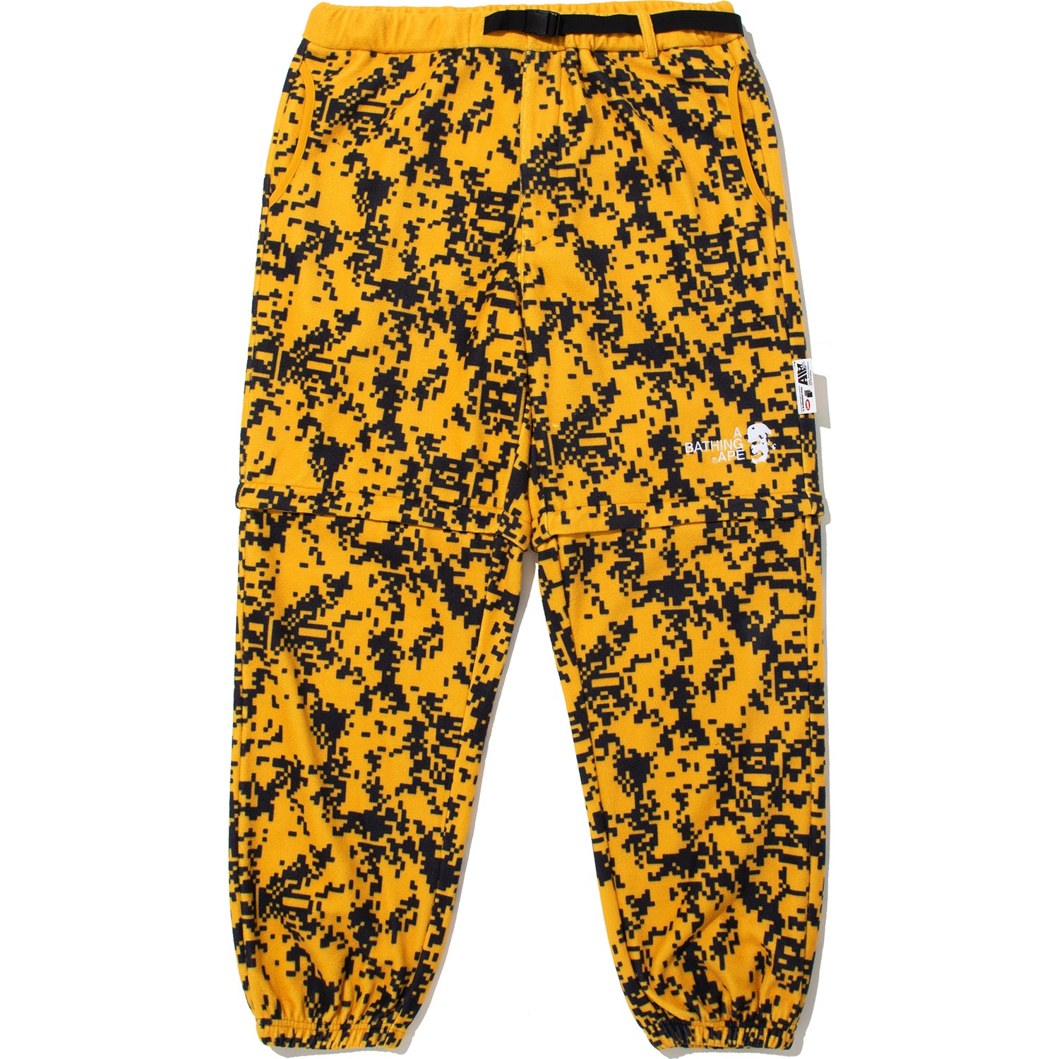 BAPE BY KAZUKI KURAISHI PIXELATE CAMO POLARFLEECE PANTS MENS – Image 1