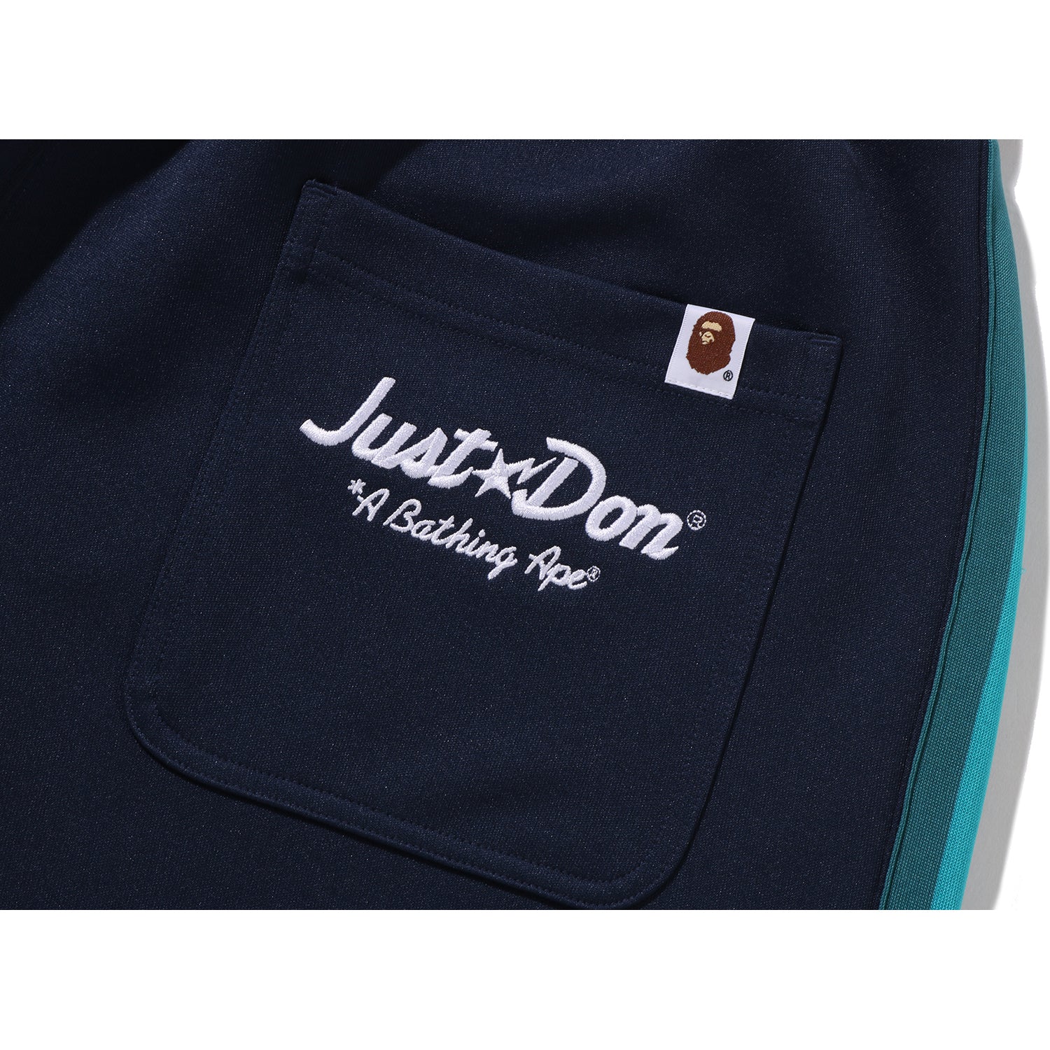 BAPE X JUST DON COLOR CAMO STA RELAXED FIT TRACK PANTS MENS – Image 5