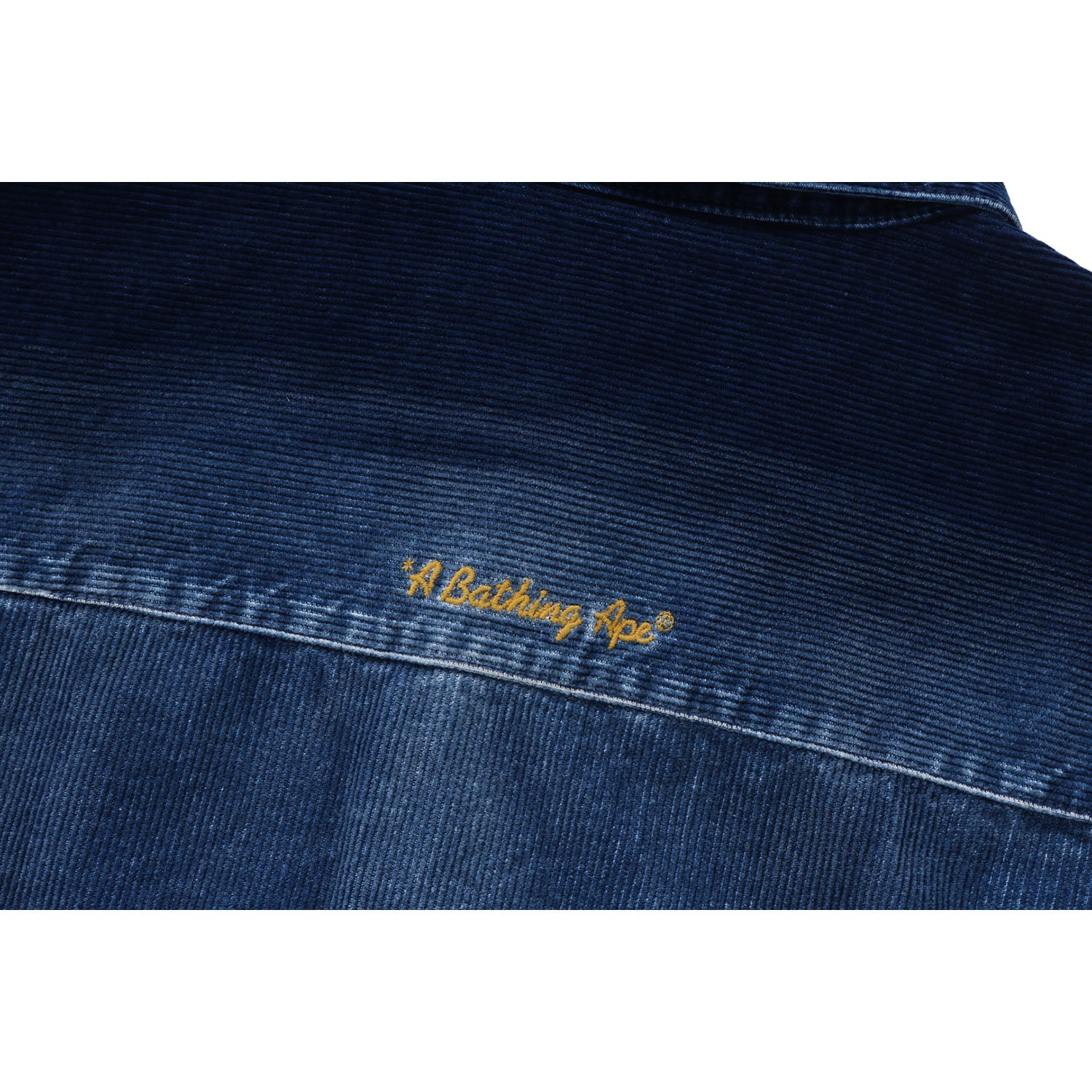 INDIGO DYE CORDUROY LS SHIRTS MENS – Image 4
