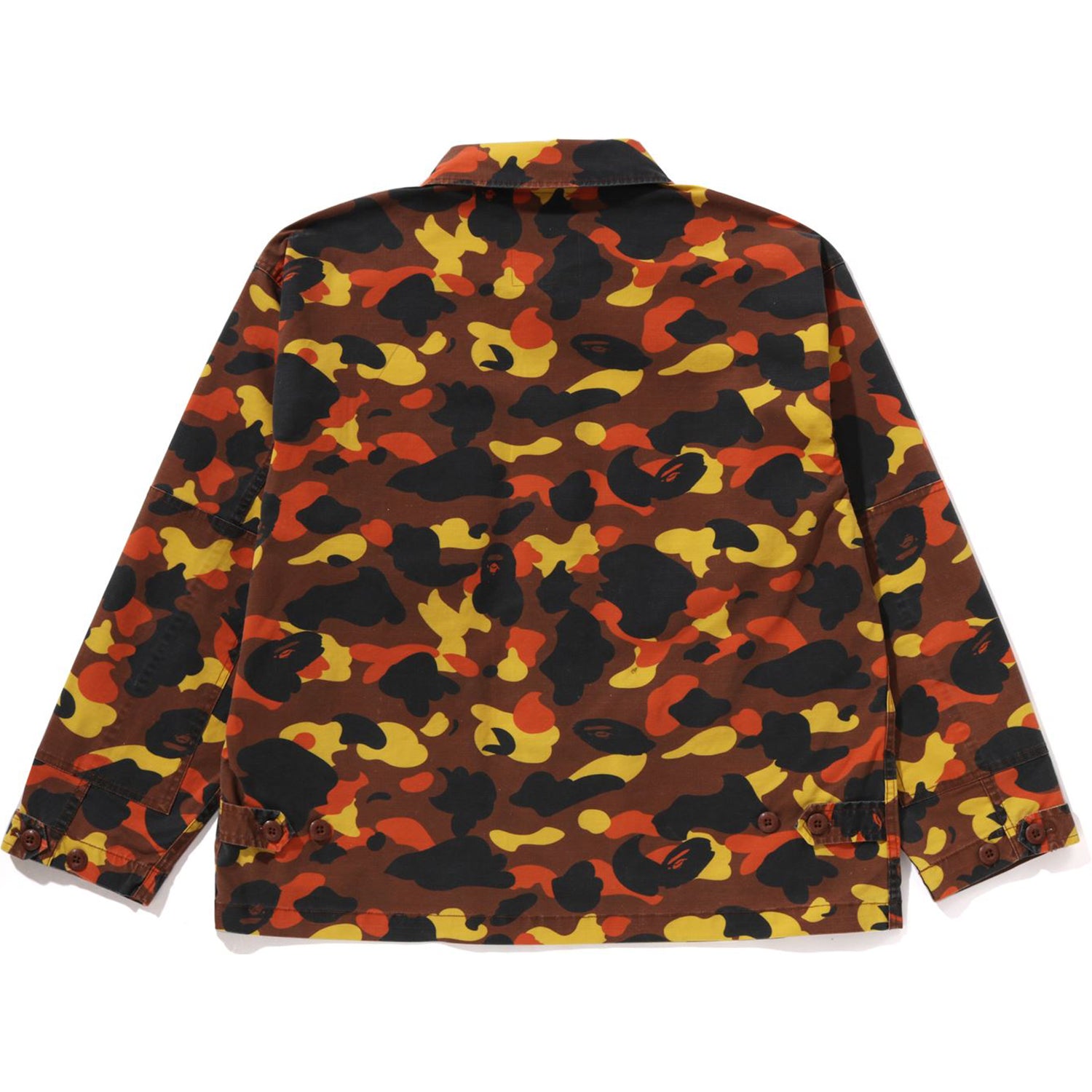 1ST CAMO HEAVY WASHED MULTI POCKET CARGO LS SHIRT MENS – Image 2