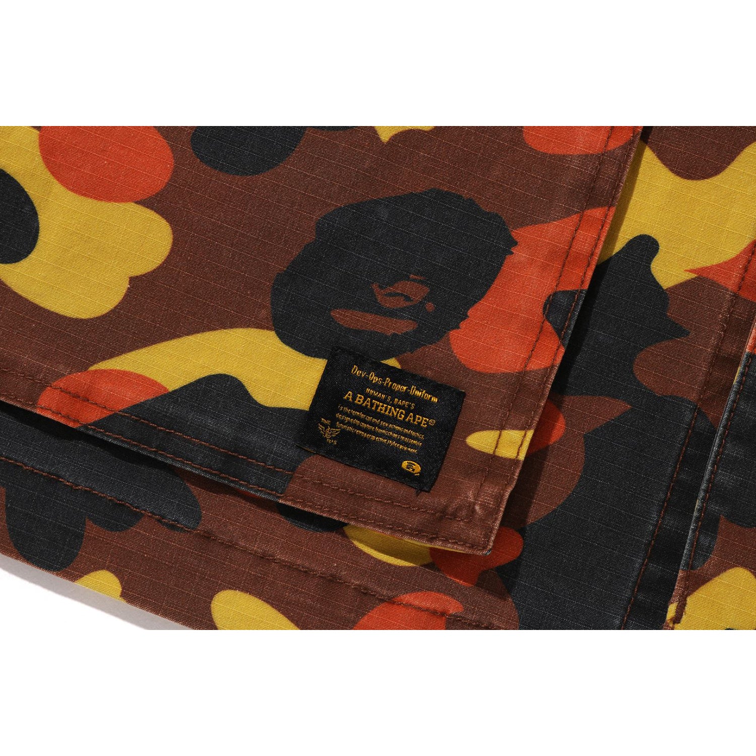 1ST CAMO HEAVY WASHED MULTI POCKET CARGO LS SHIRT MENS – Image 4