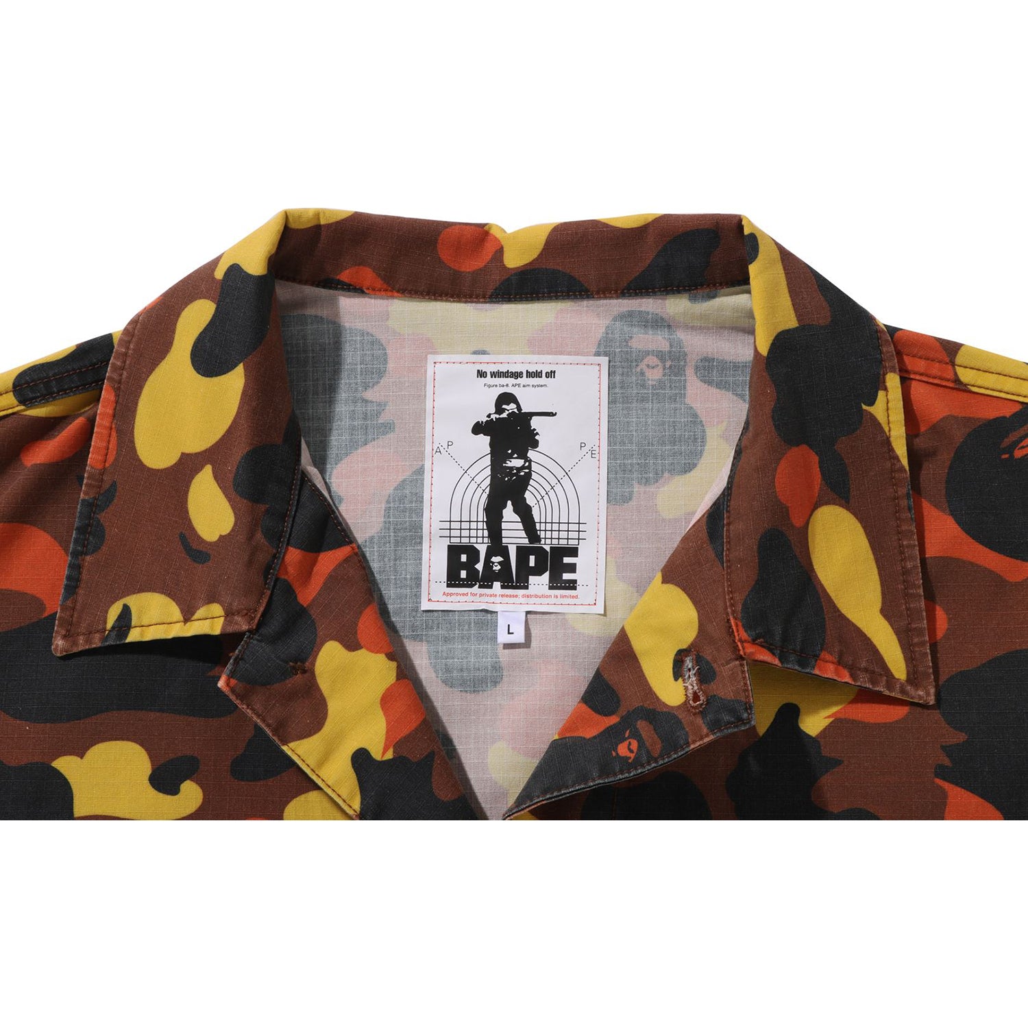 1ST CAMO HEAVY WASHED MULTI POCKET CARGO LS SHIRT MENS – Image 5