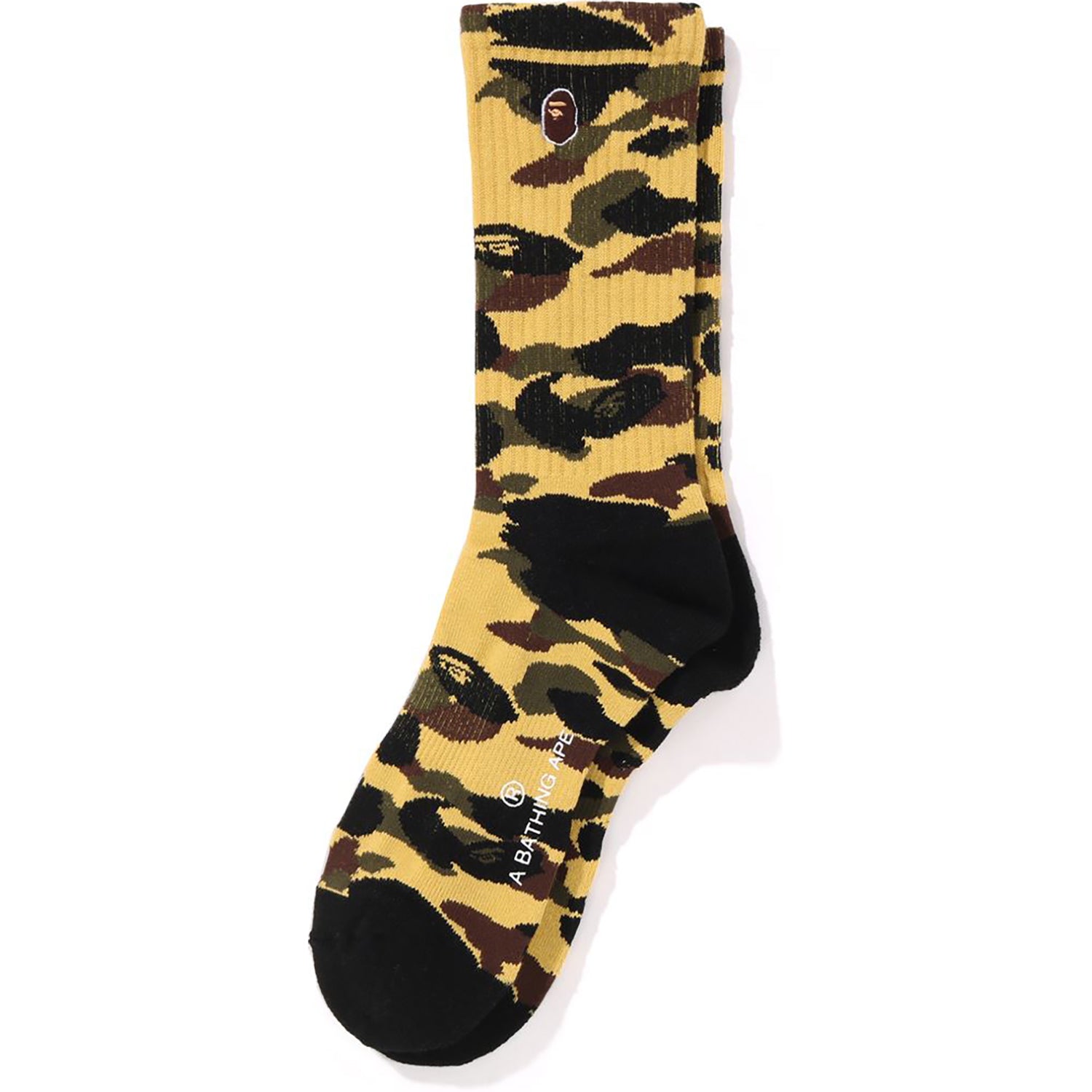 1ST CAMO APE HEAD ONE POINT SOCKS MENS – Image 1