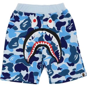 BIG ABC CAMO SHARK SWEAT SHORTS KIDS