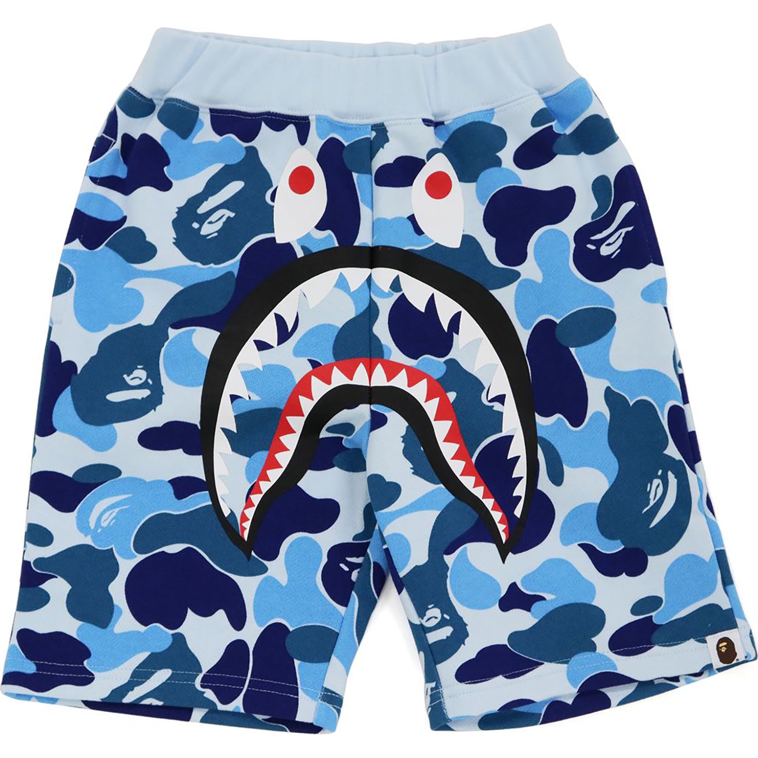BIG ABC CAMO SHARK SWEAT SHORTS KIDS – Image 1