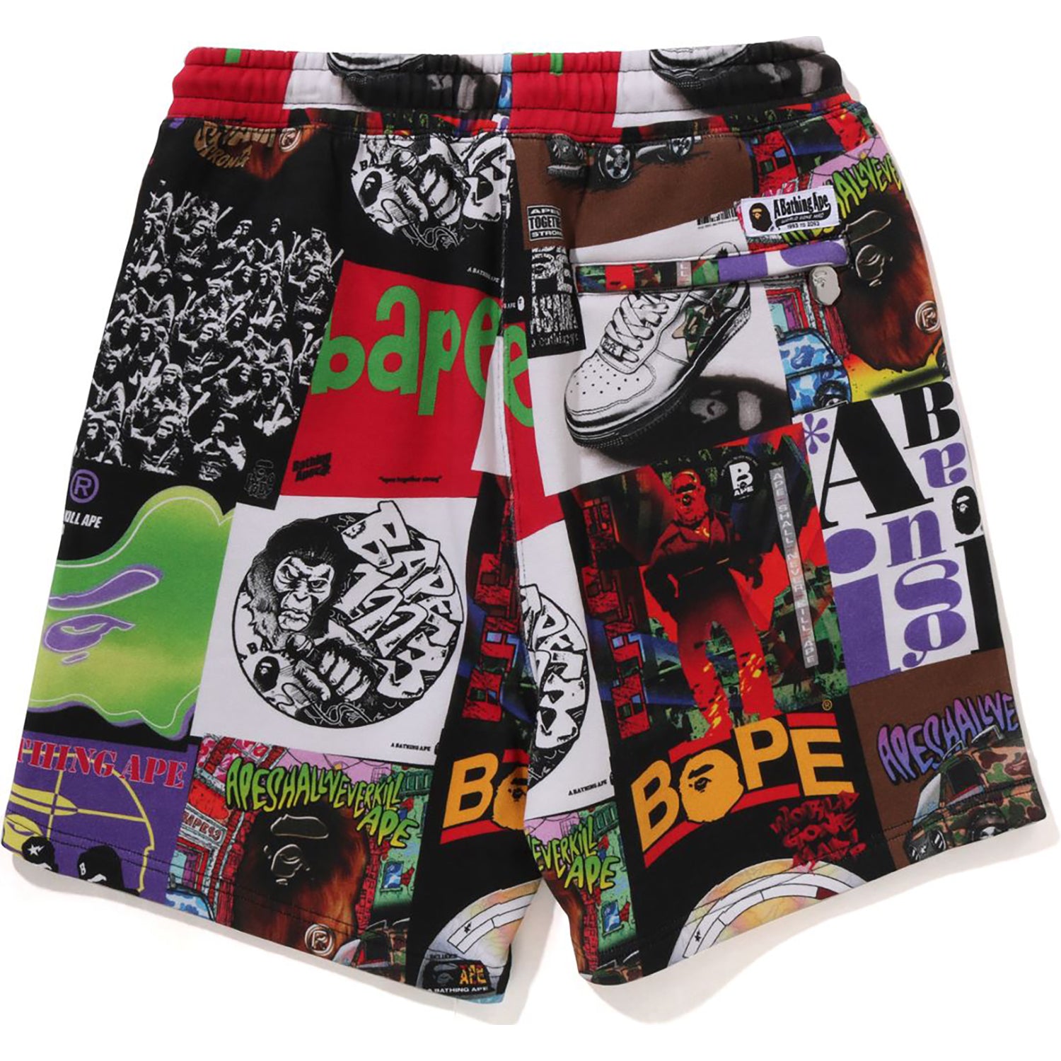 BAPE ALBUM MONOGRAM SWEAT SHORTS MENS – Image 2