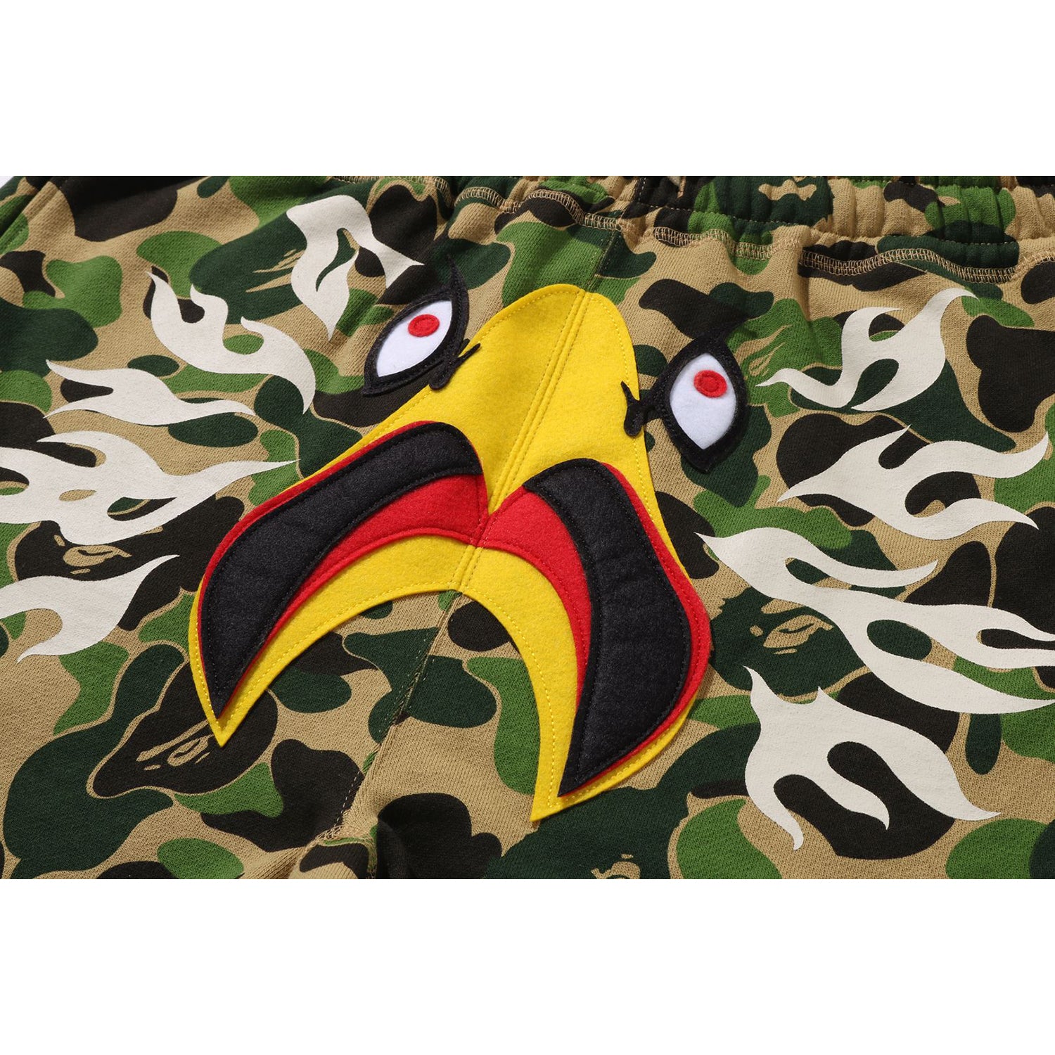 BAPE X READYMADE ABC CAMO EAGLE WIDE SWEAT SHORTS MENS – Image 3