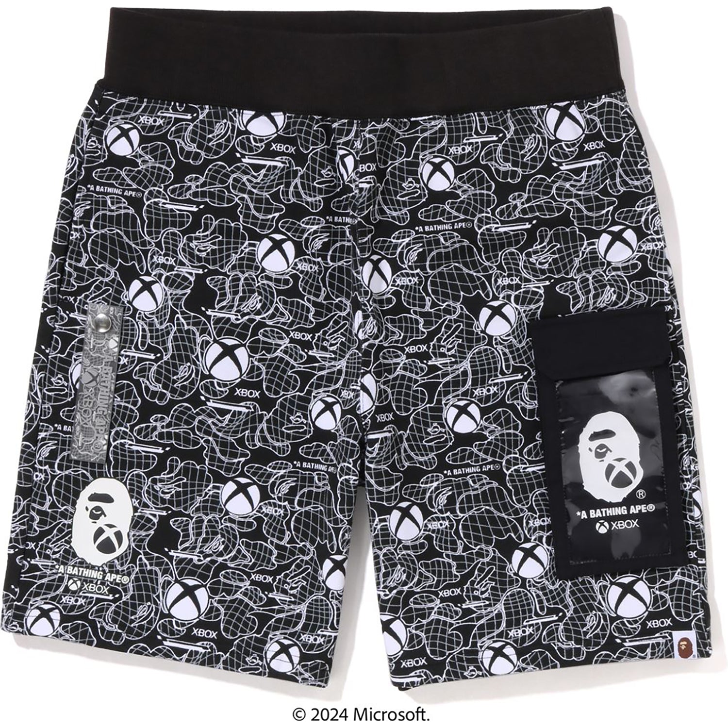 BAPE X XBOX CAMO SWEAT SHORTS MENS – Image 1