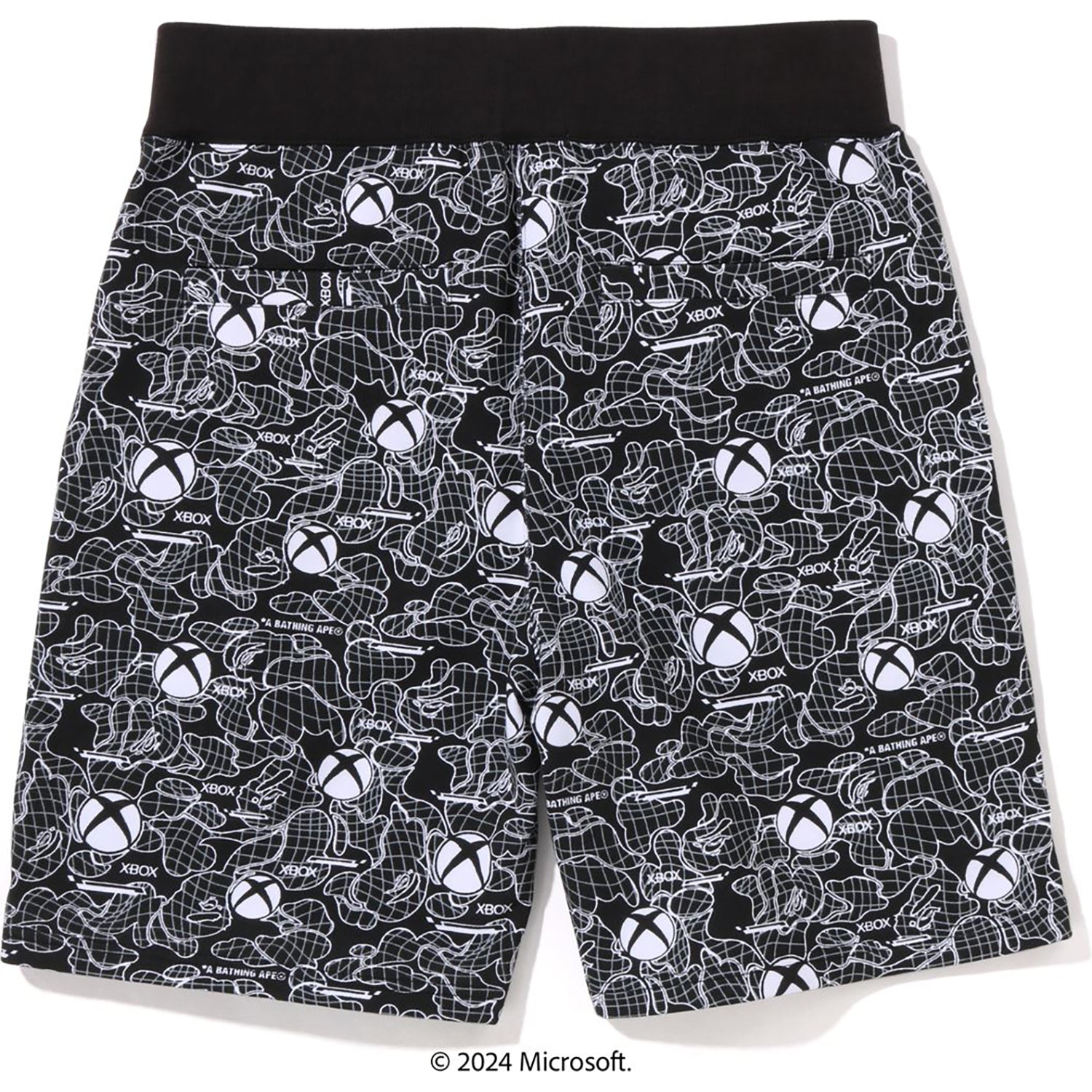 BAPE X XBOX CAMO SWEAT SHORTS MENS – Image 3