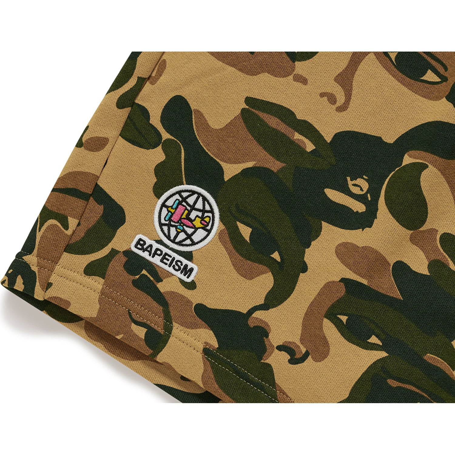BAPE X KIDSUPER CAMO SWEAT SHORTS MENS – Image 3