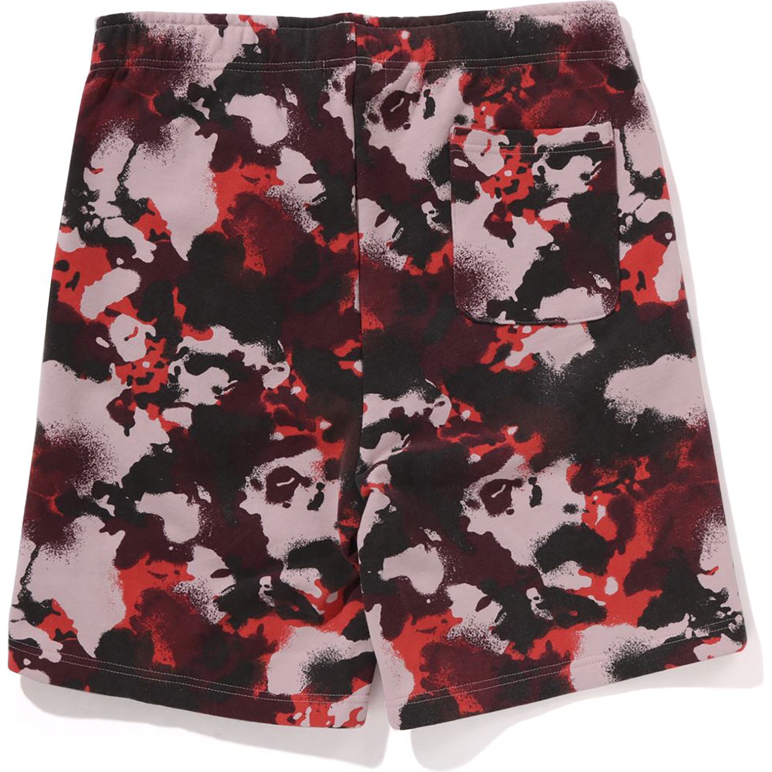 MAP CAMO REGULAR FIT SHARK SWEAT SHORTS MENS – Image 2