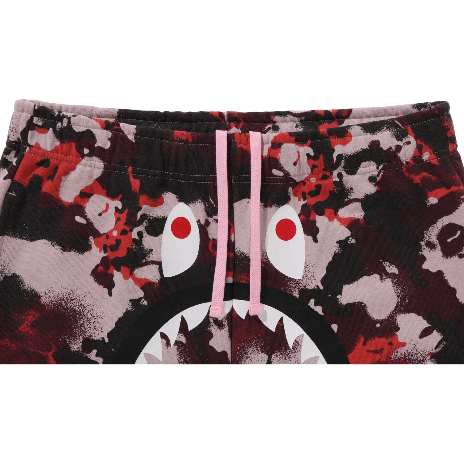 MAP CAMO REGULAR FIT SHARK SWEAT SHORTS MENS – Image 3
