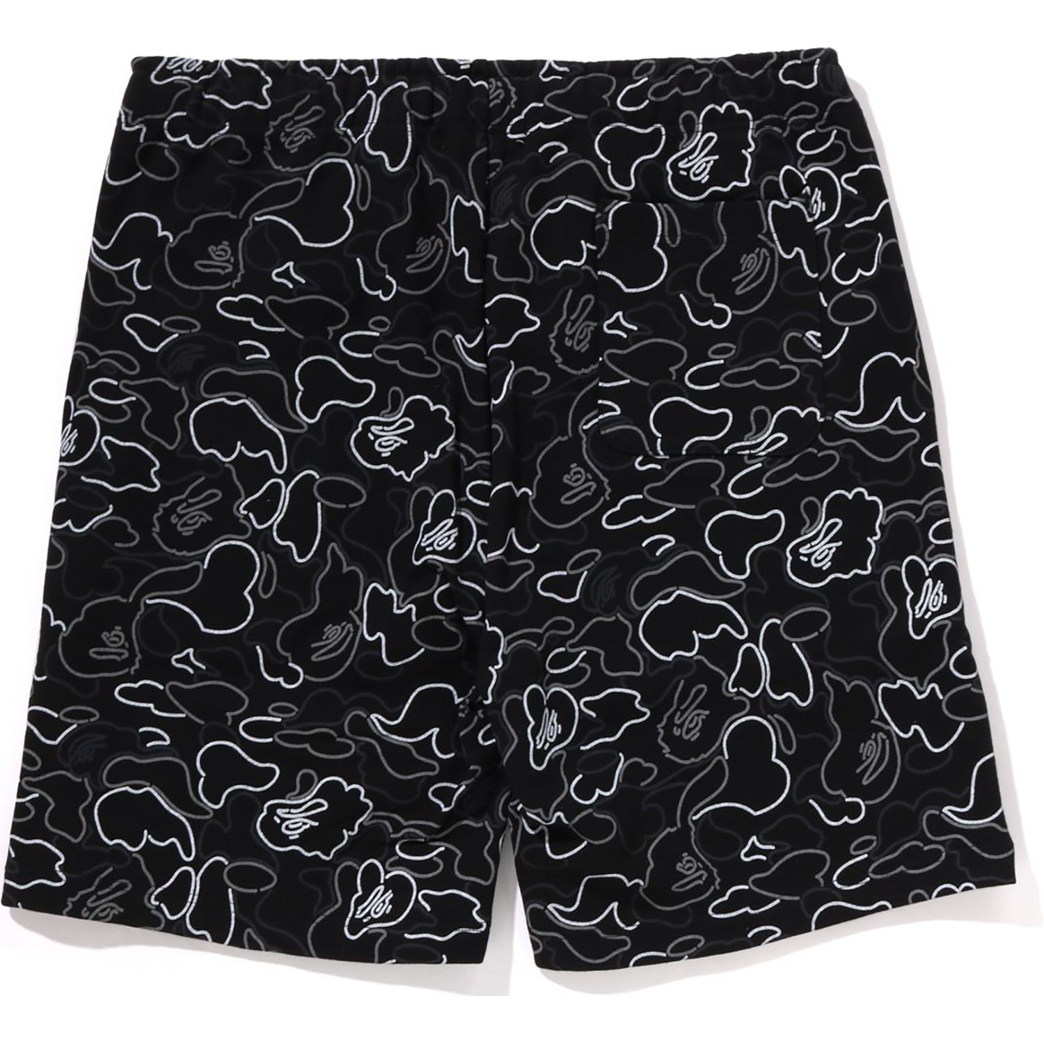 NEON CAMO REGULAR FIT SWEAT SHORTS MENS – Image 2