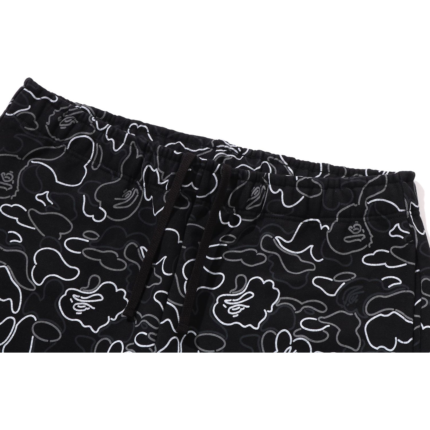 NEON CAMO REGULAR FIT SWEAT SHORTS MENS – Image 4